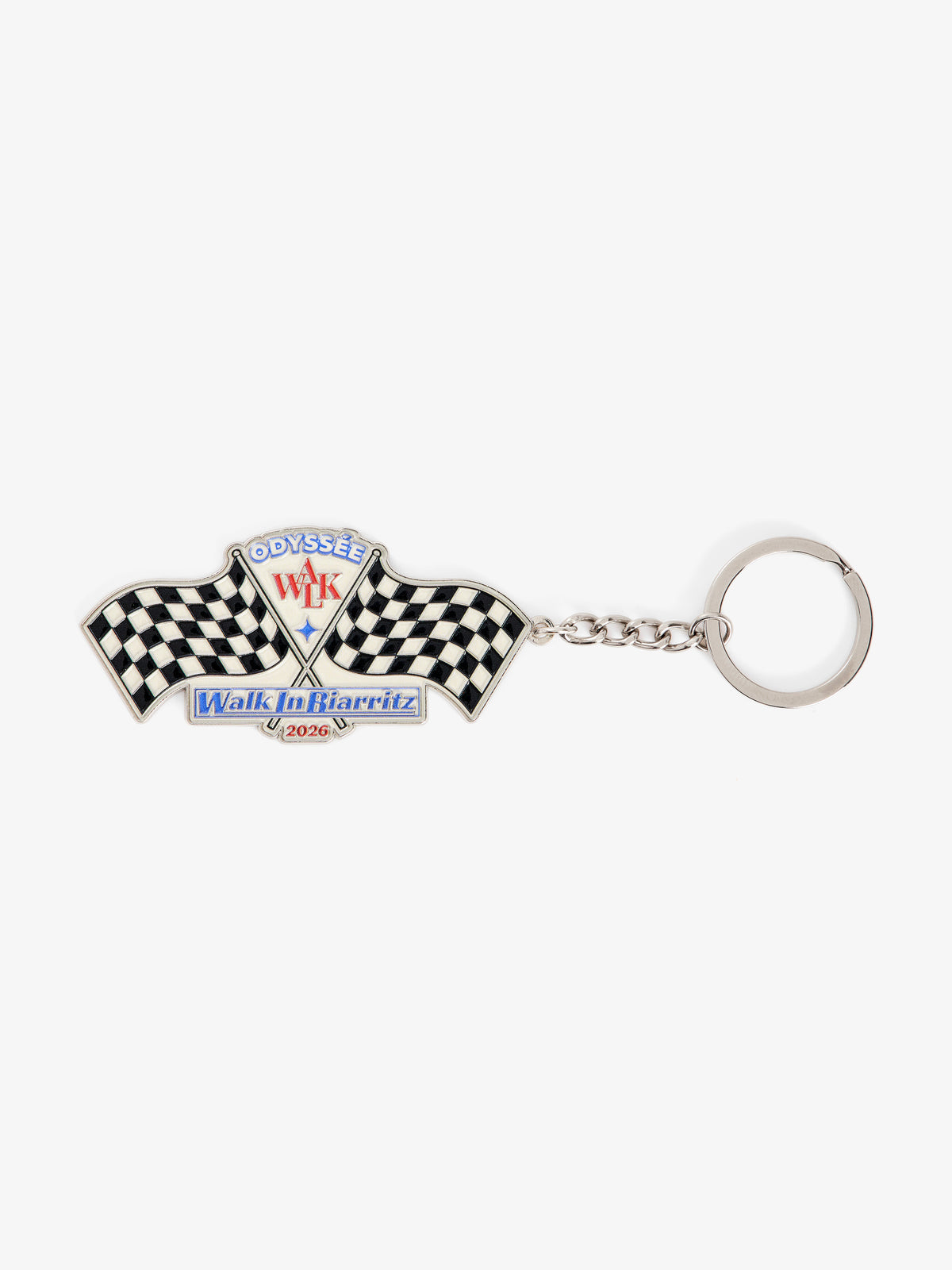 "Walk in Biarritz" keychain