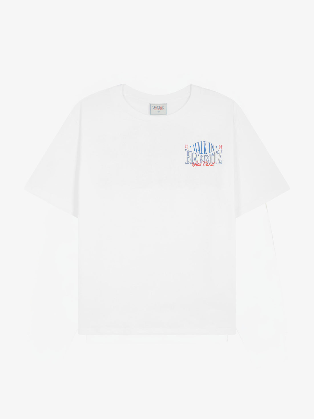 Le t-shirt "Walk in Biarritz" blanc