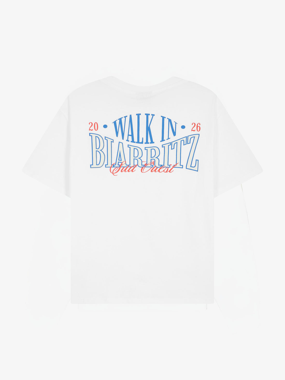 Le t-shirt "Walk in Biarritz" blanc