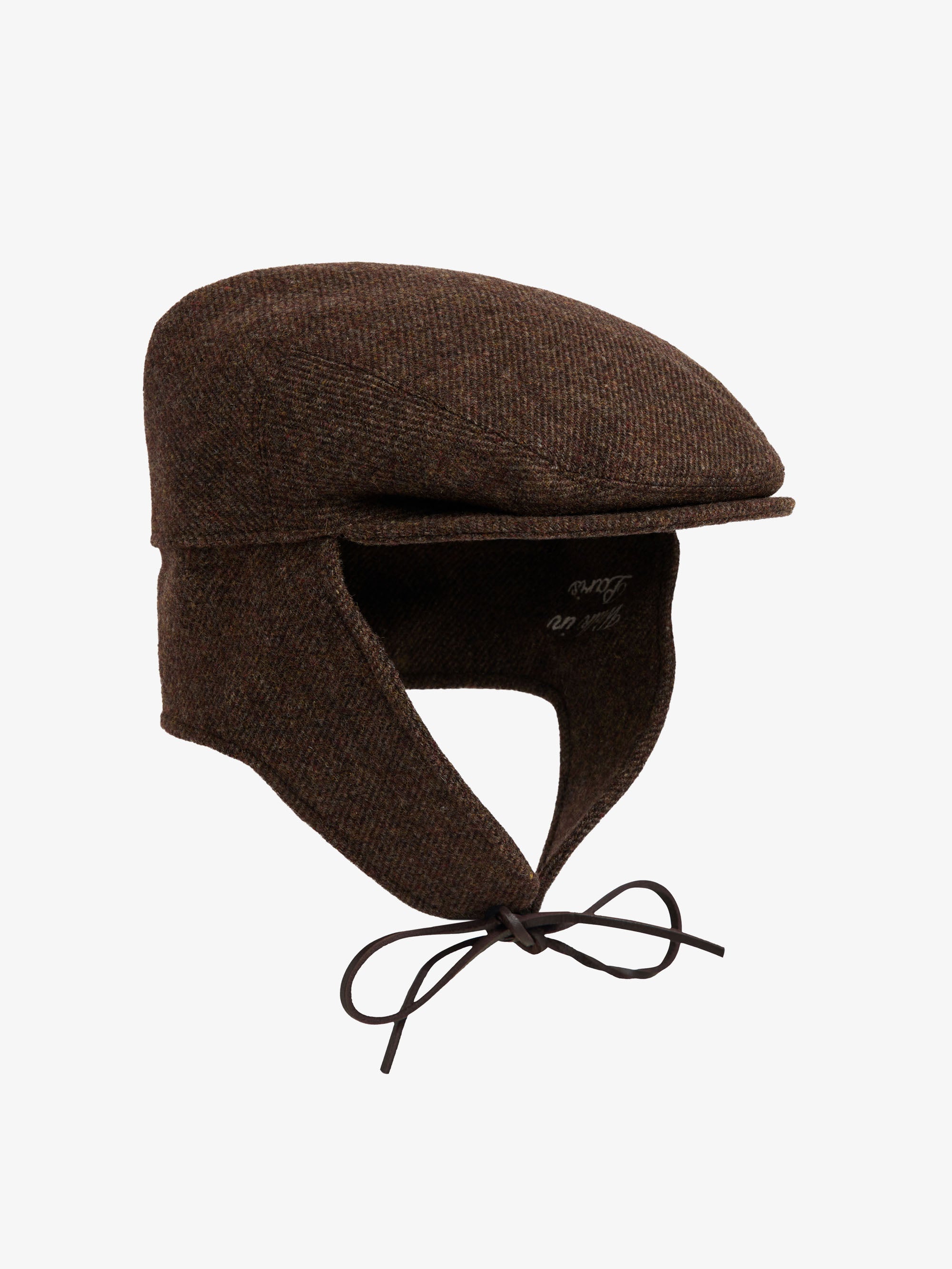 Brown wool Sherlock beret 3