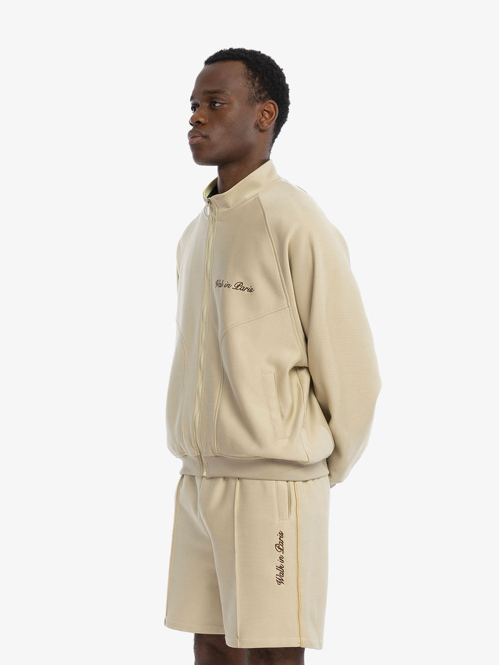 La veste de jogging héritage beige