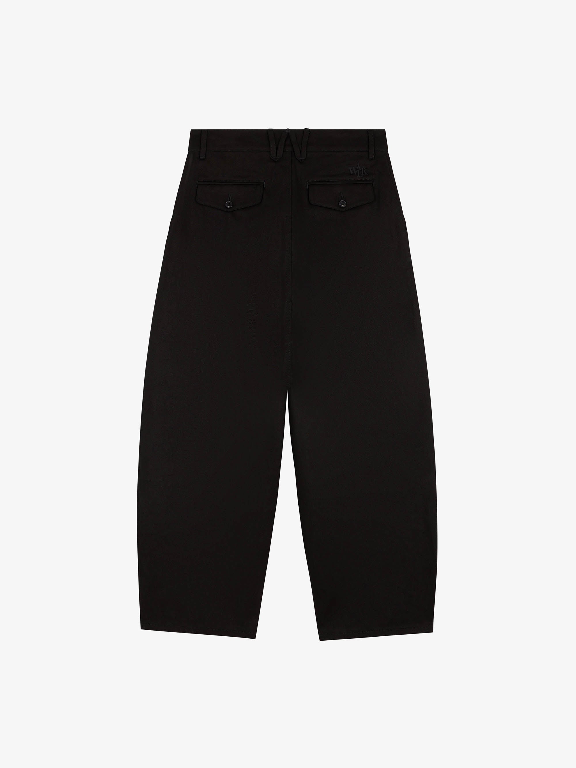 Le pantalon ballon noir en coton 2