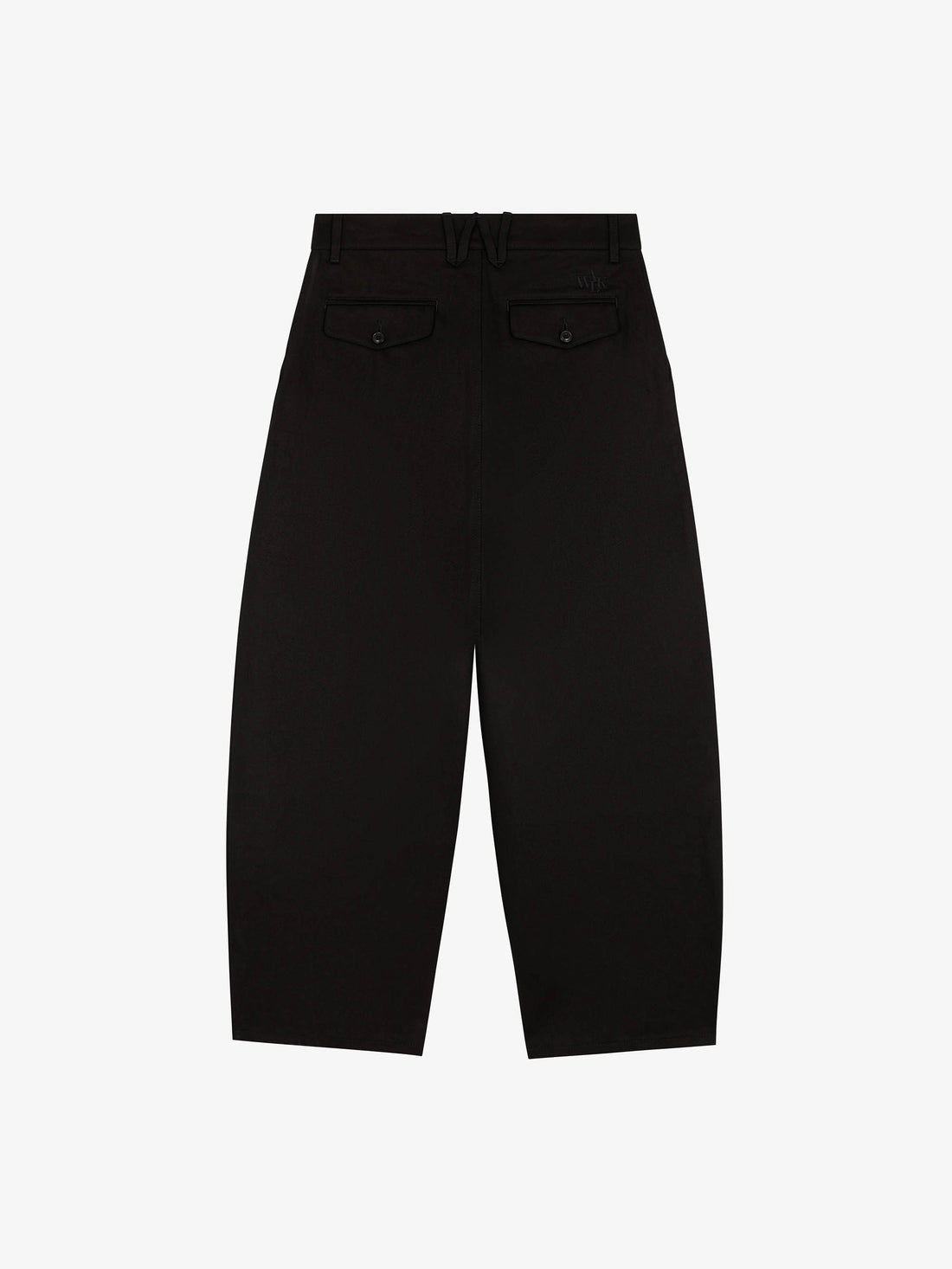 Le pantalon ballon noir en coton