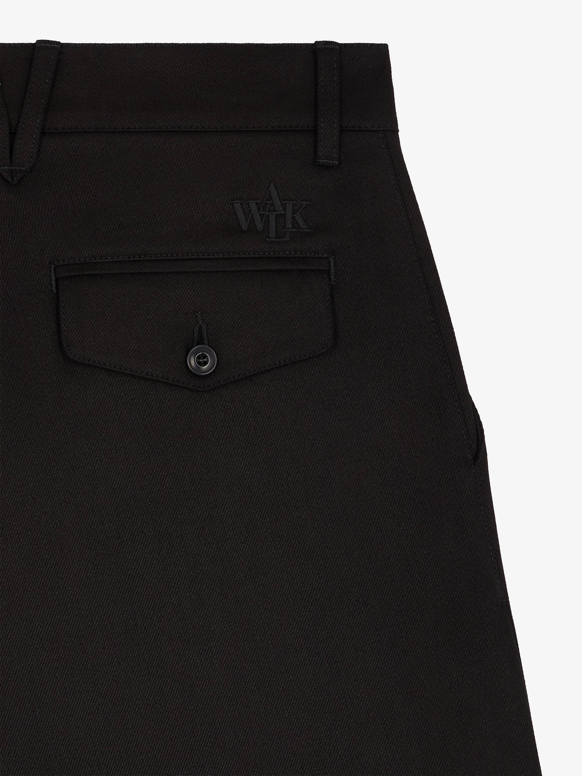 Le pantalon ballon noir en coton