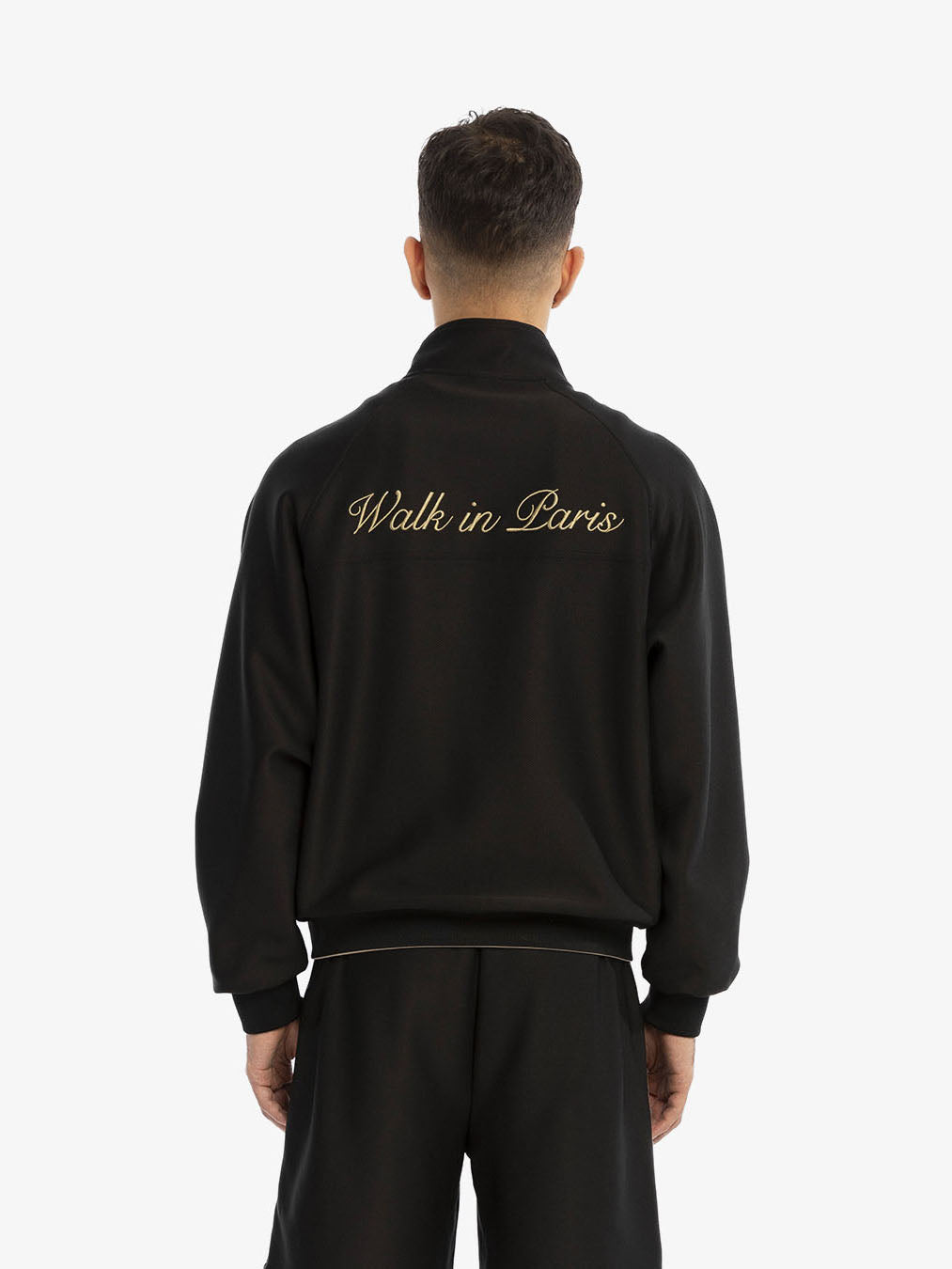 La veste de jogging héritage noire