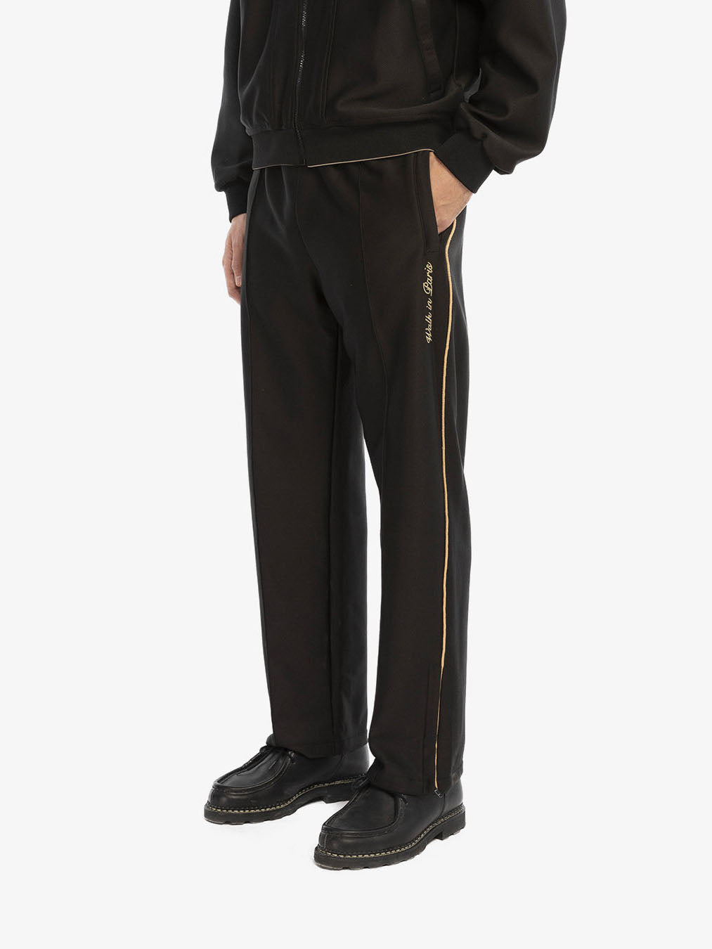 Le pantalon de jogging héritage noir