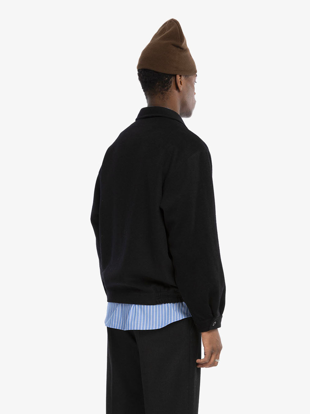 La veste en laine Héritage noire