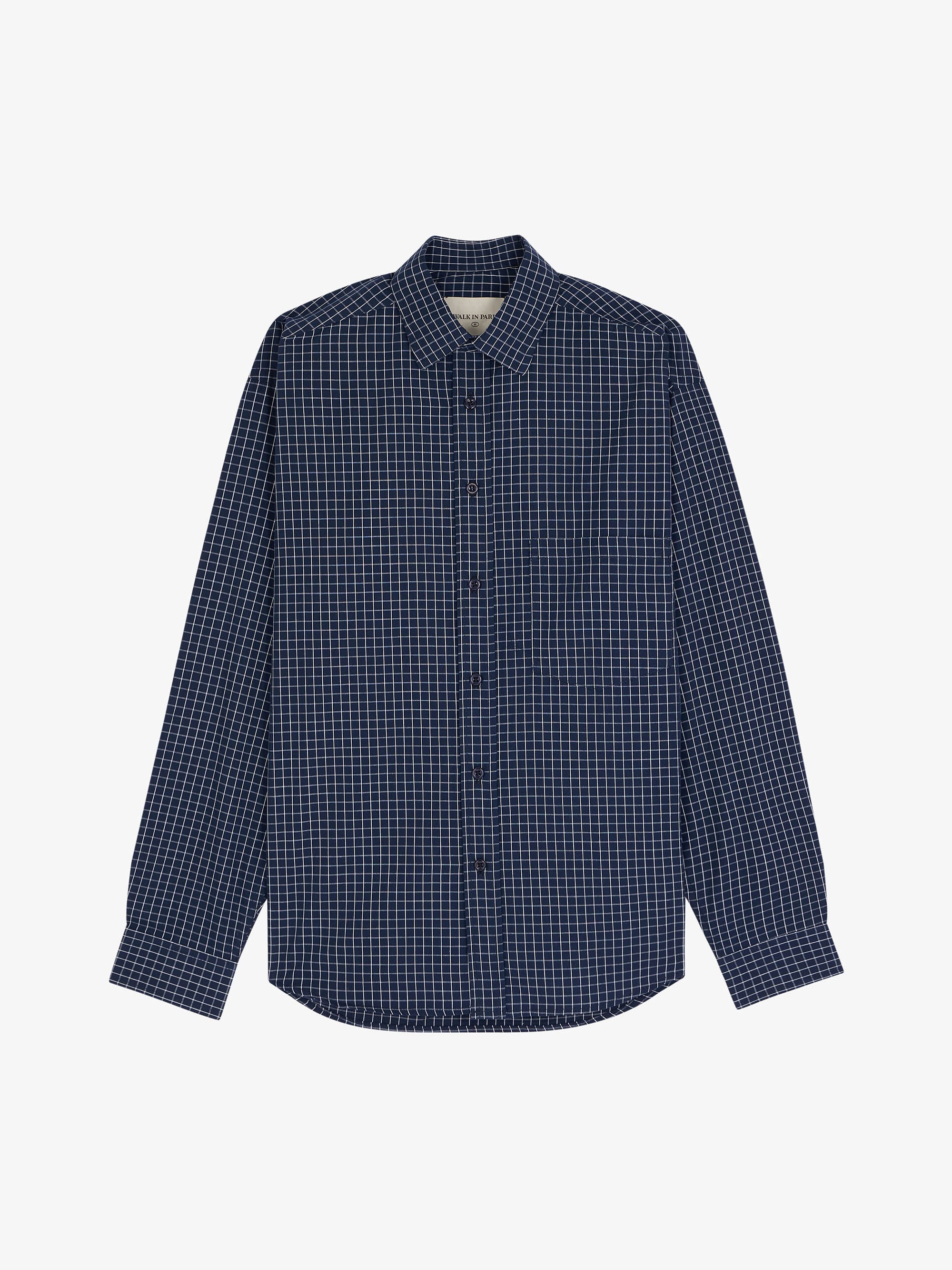 The blue plaid shirt 1
