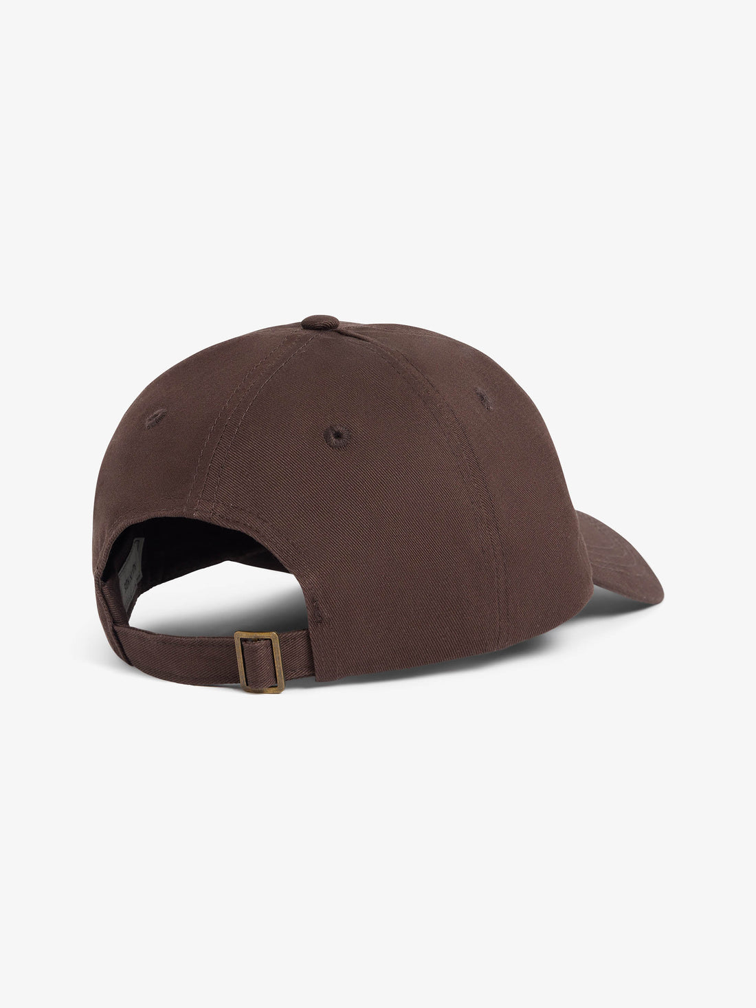 The brown baseball cap