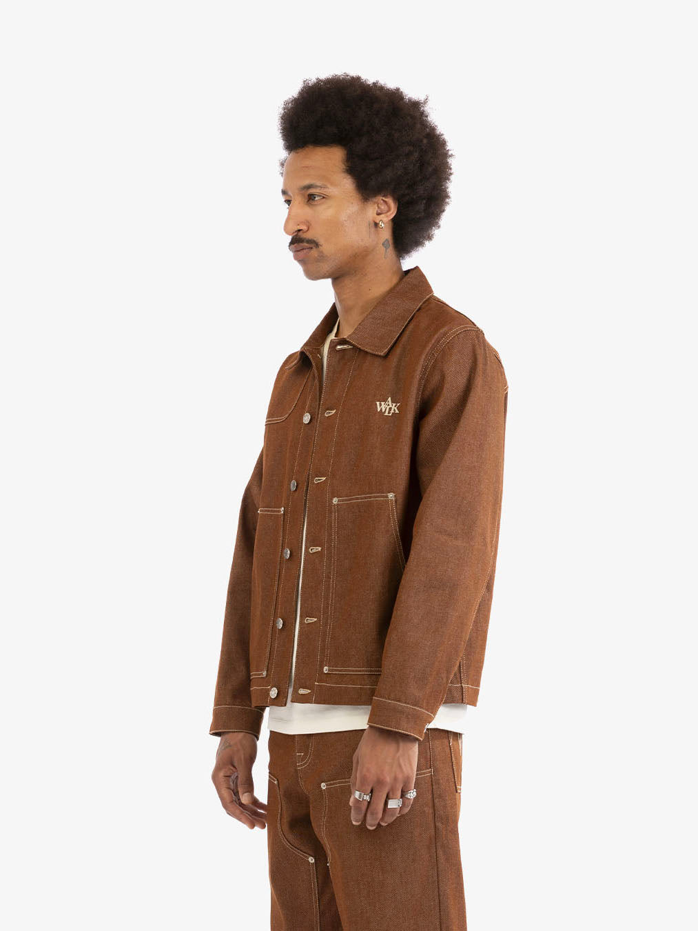 The brown denim carpenter's jacket 3