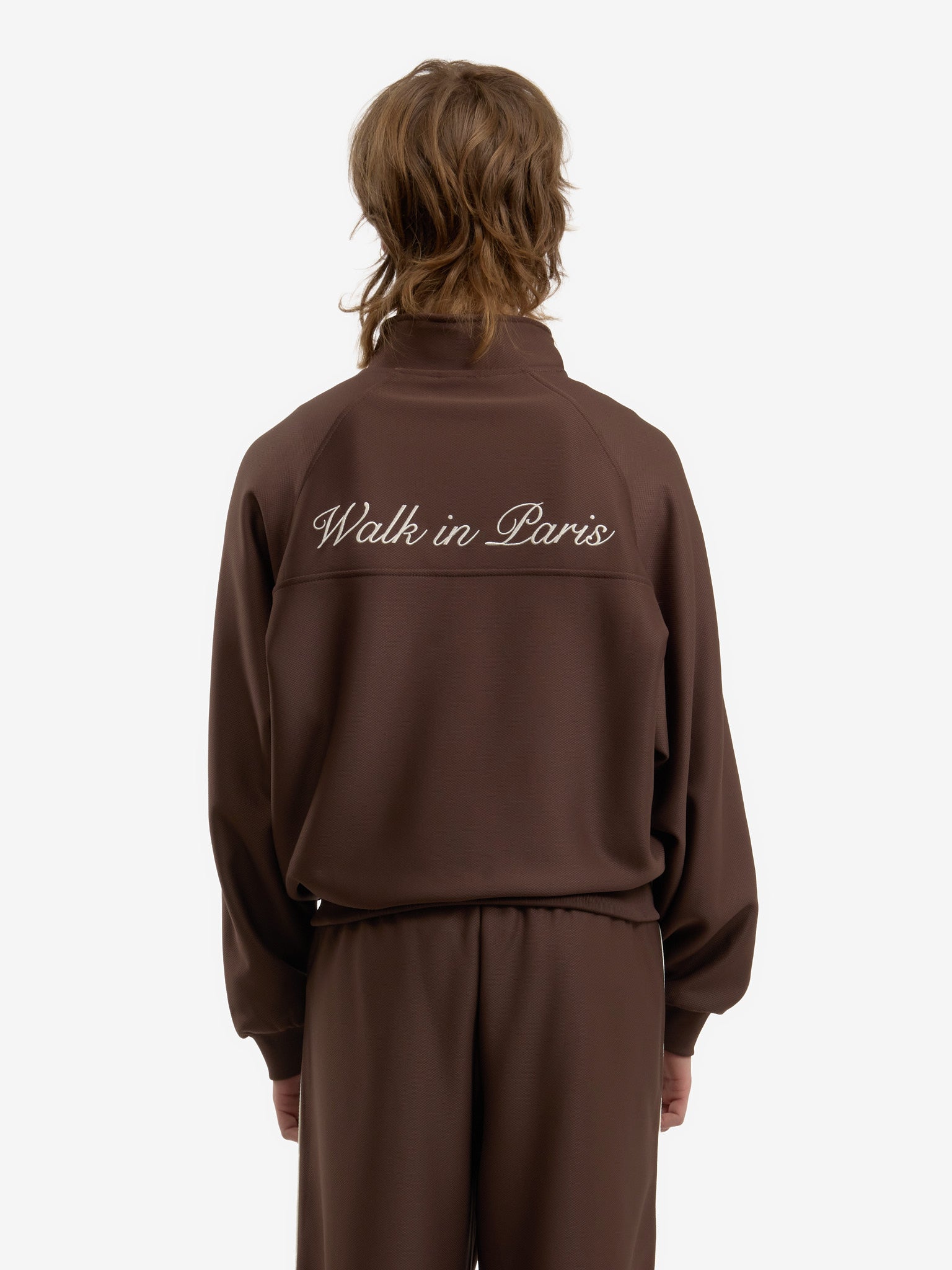 The brown Heritage jogging jacket 4