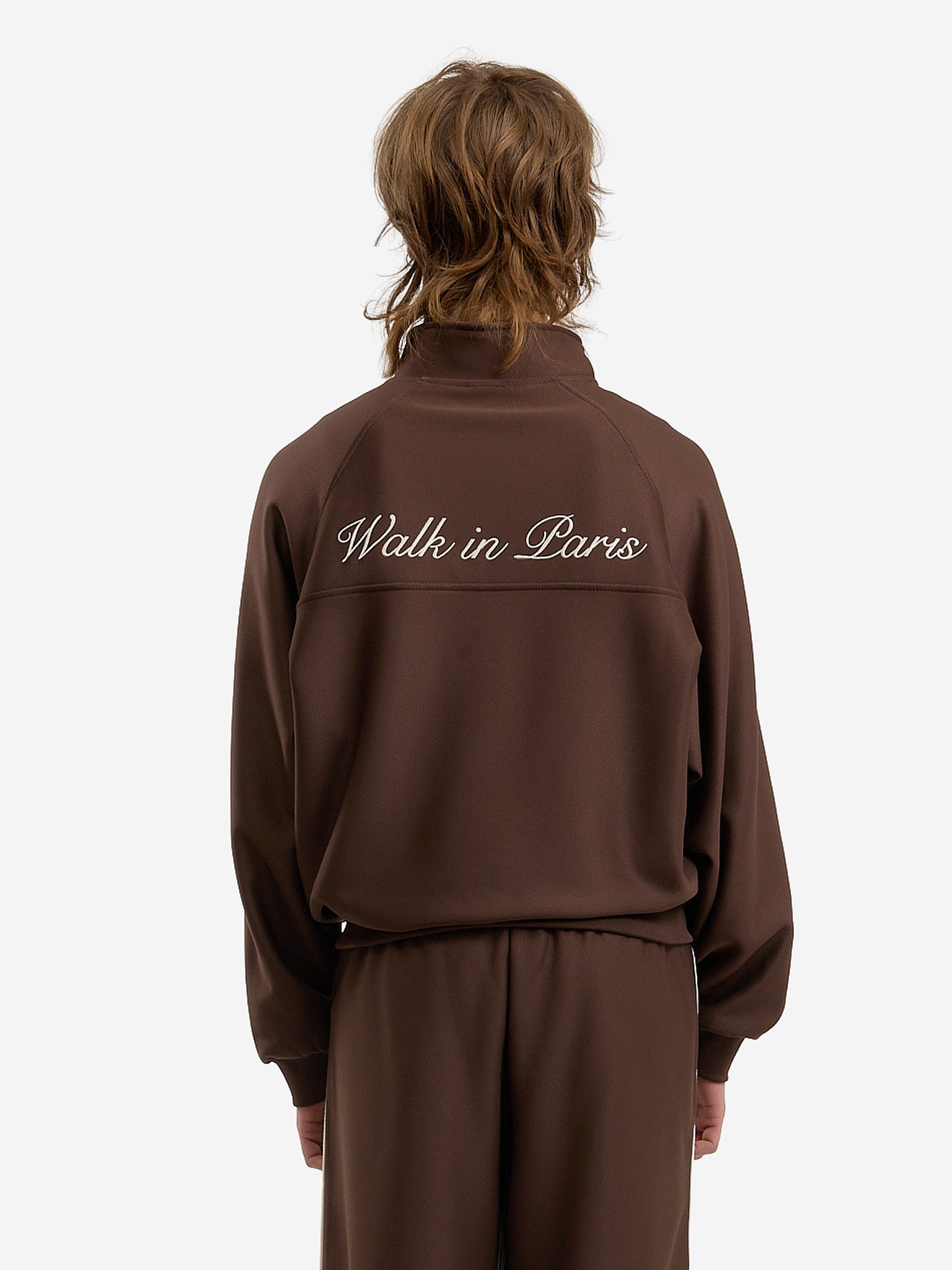 The brown Heritage jogging jacket 4