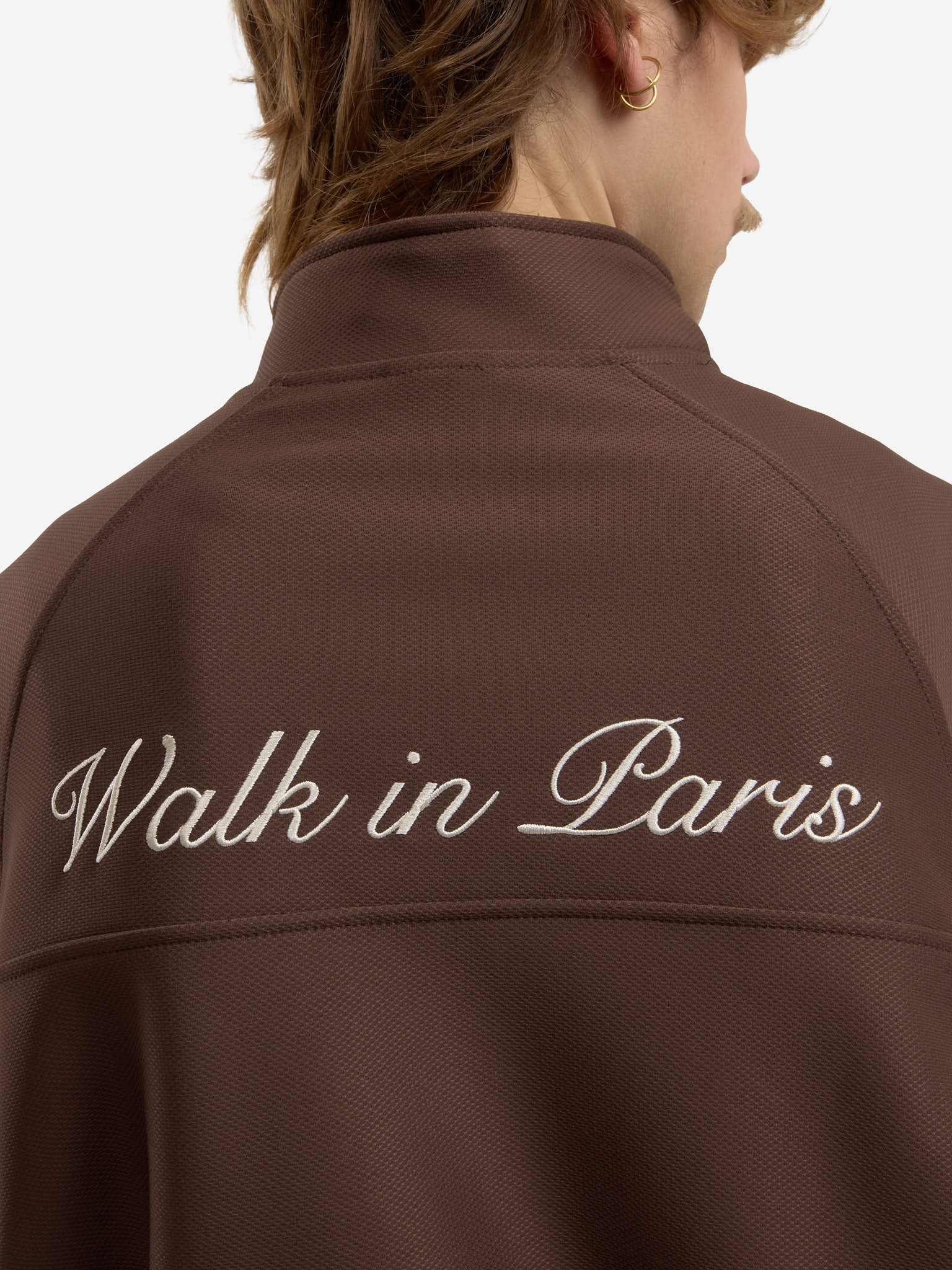 The brown Heritage jogging jacket 9