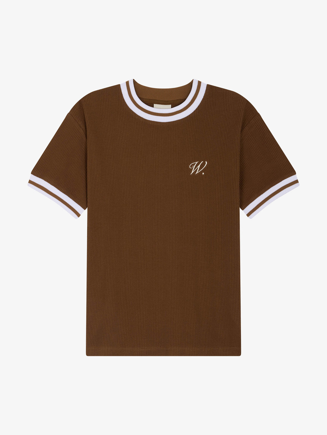 The brown knit t-shirt