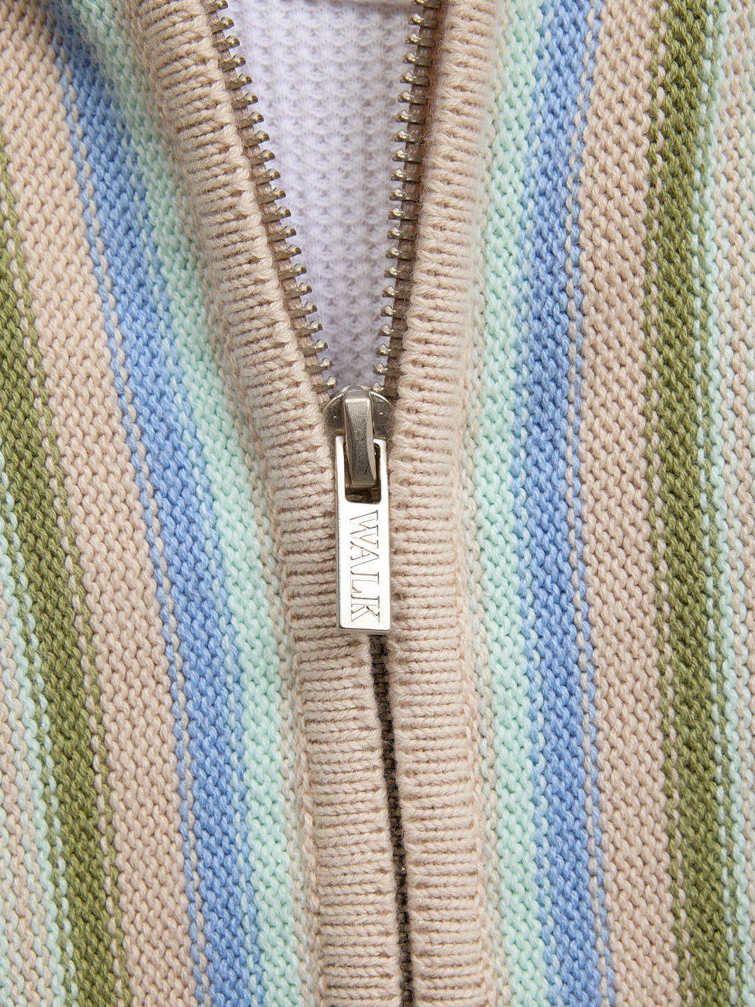 The brown striped cardigan