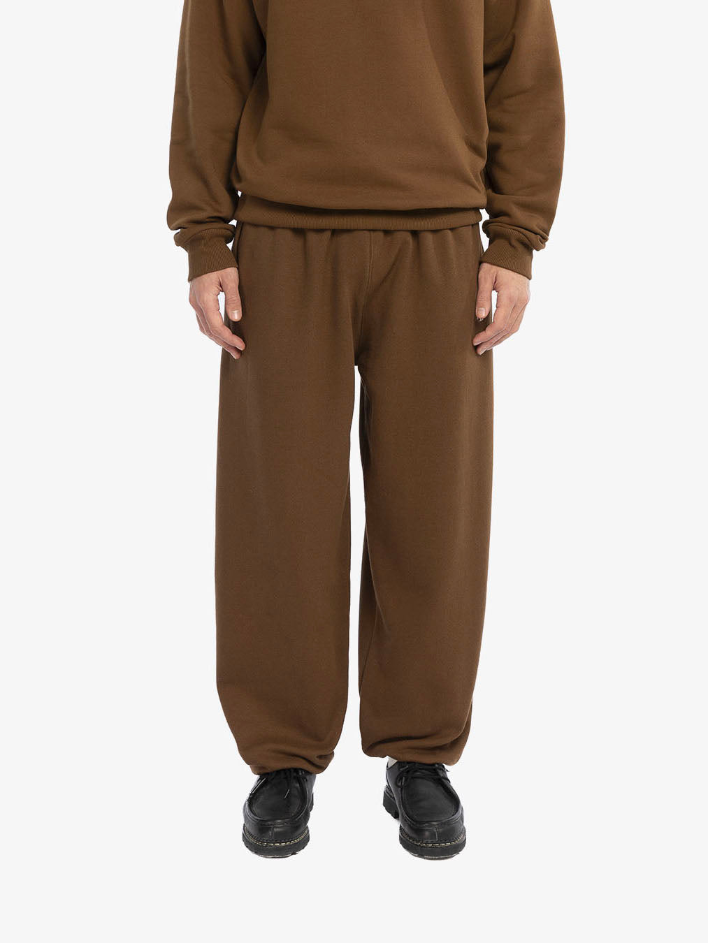 Brown fleece jogging pants 2