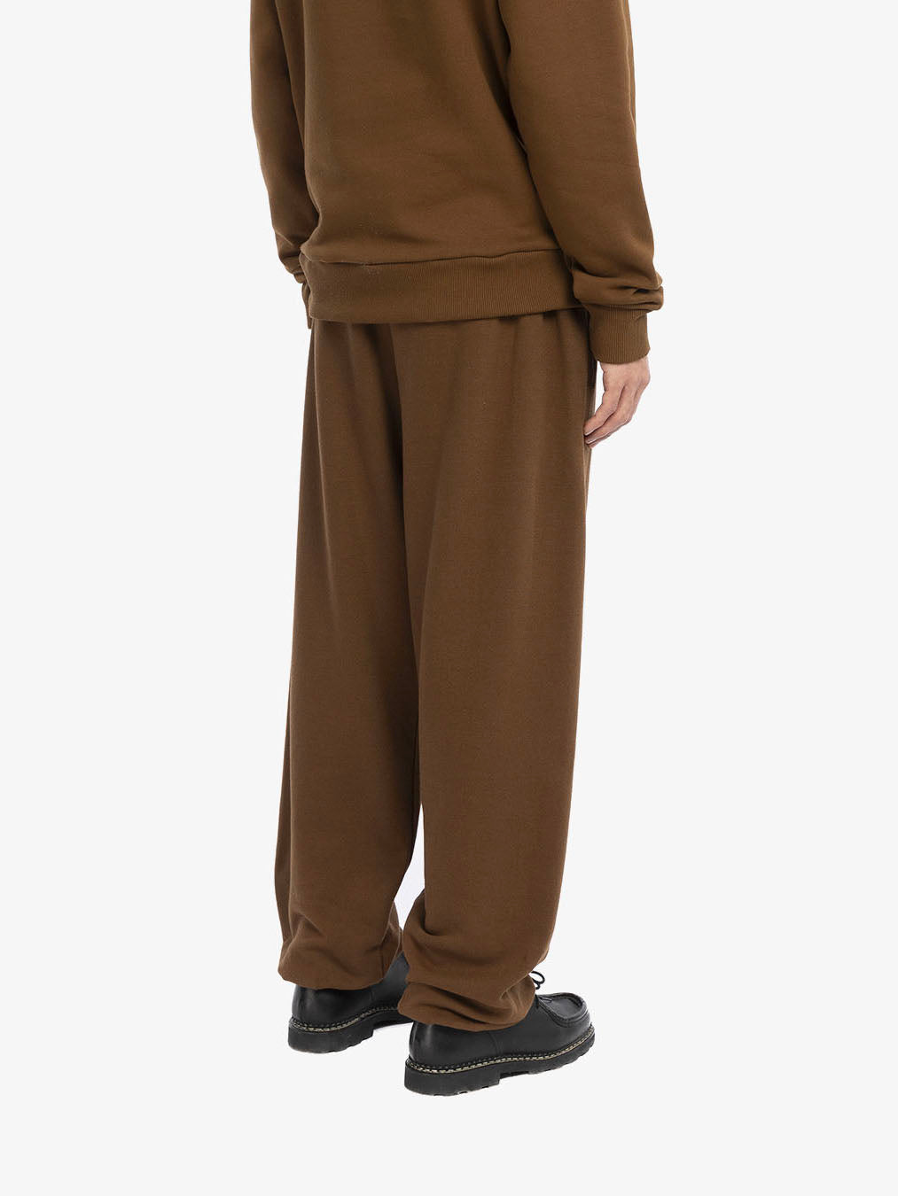 Brown fleece jogging pants 4