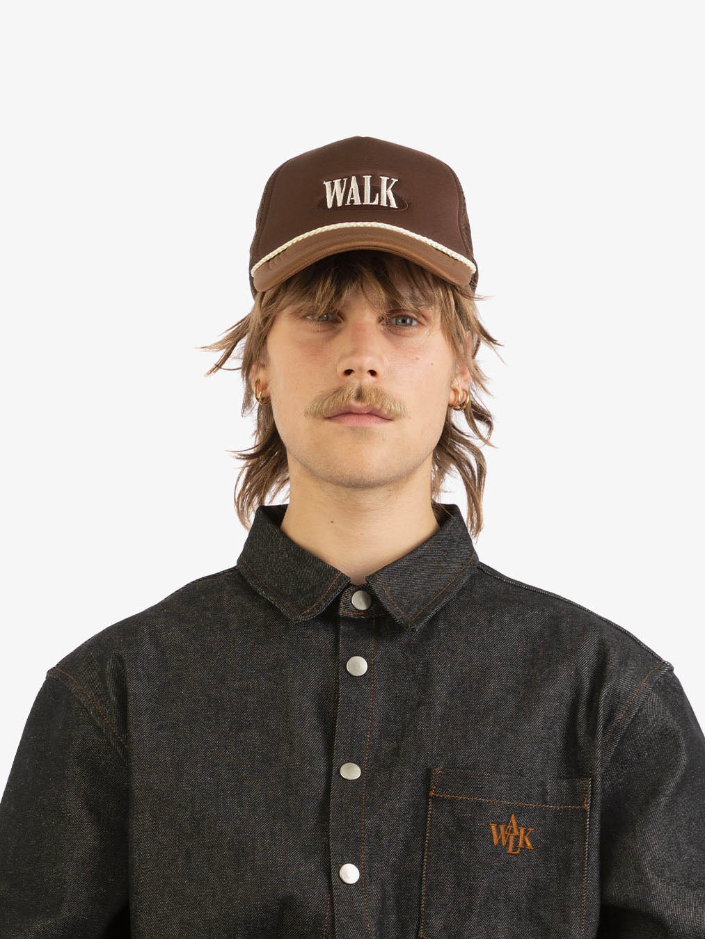 La casquette Trucker marron