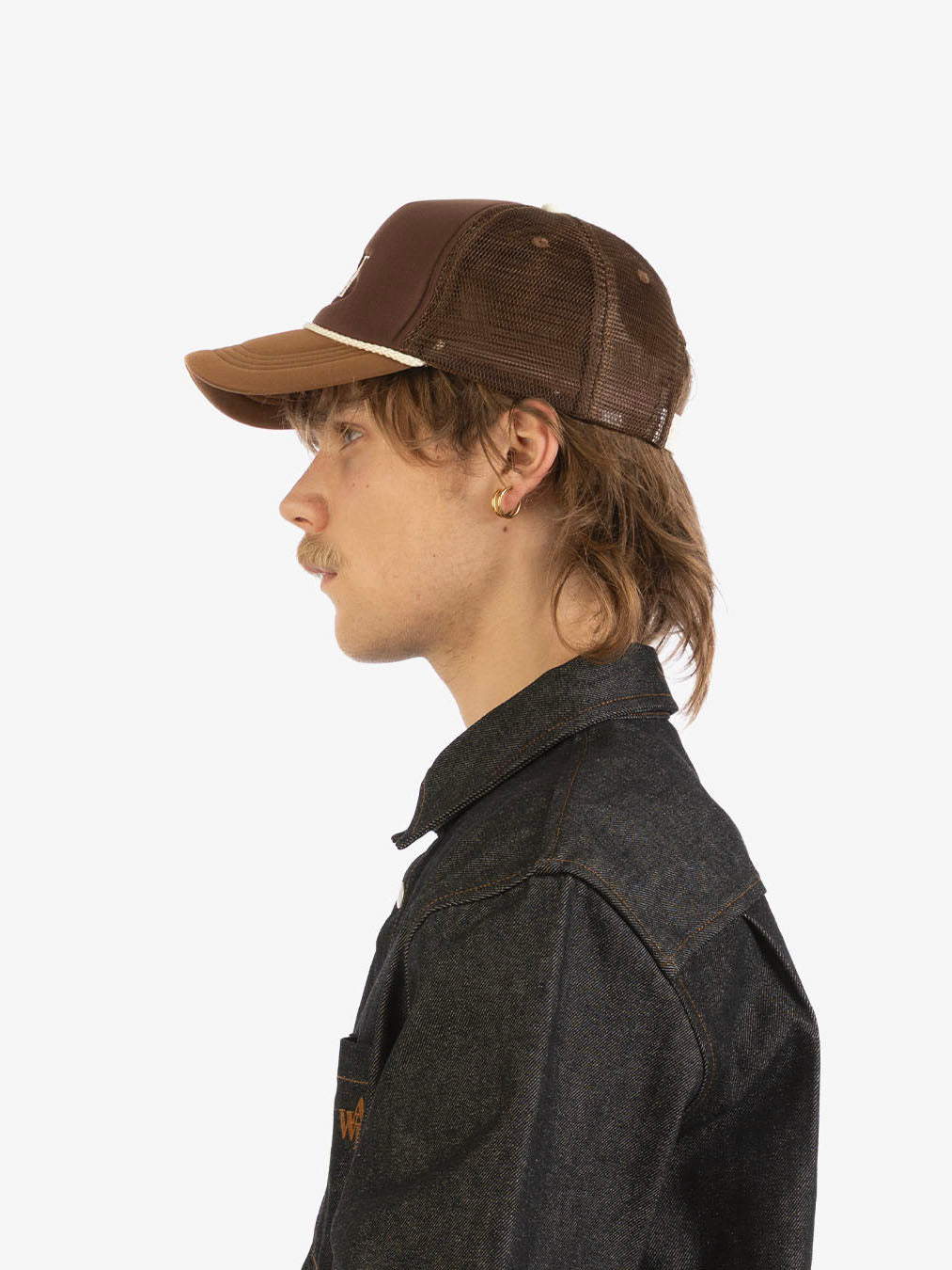 La casquette Trucker marron