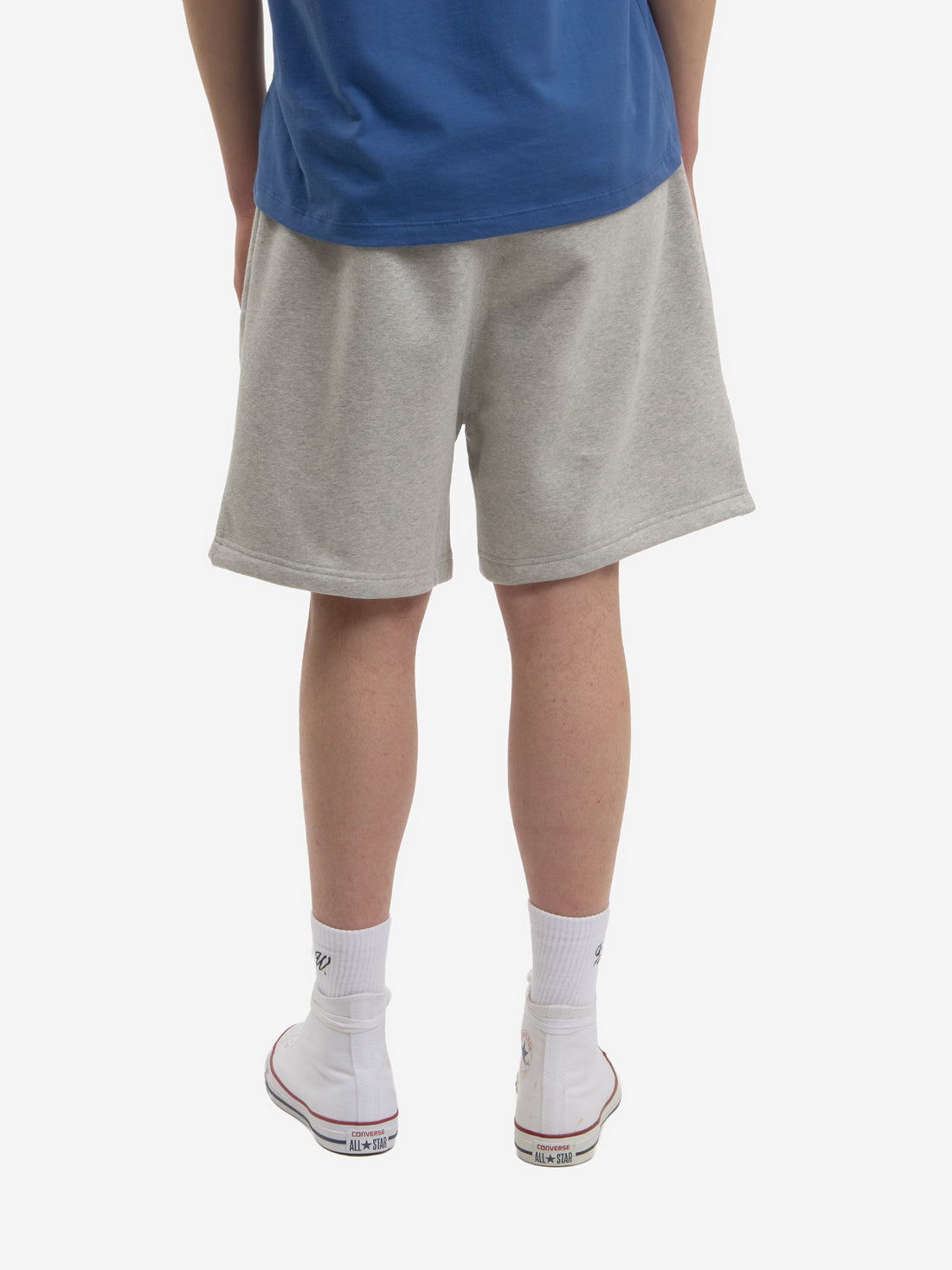 The grey fleece shorts