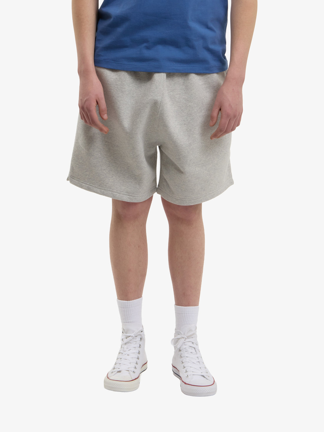 The grey fleece shorts
