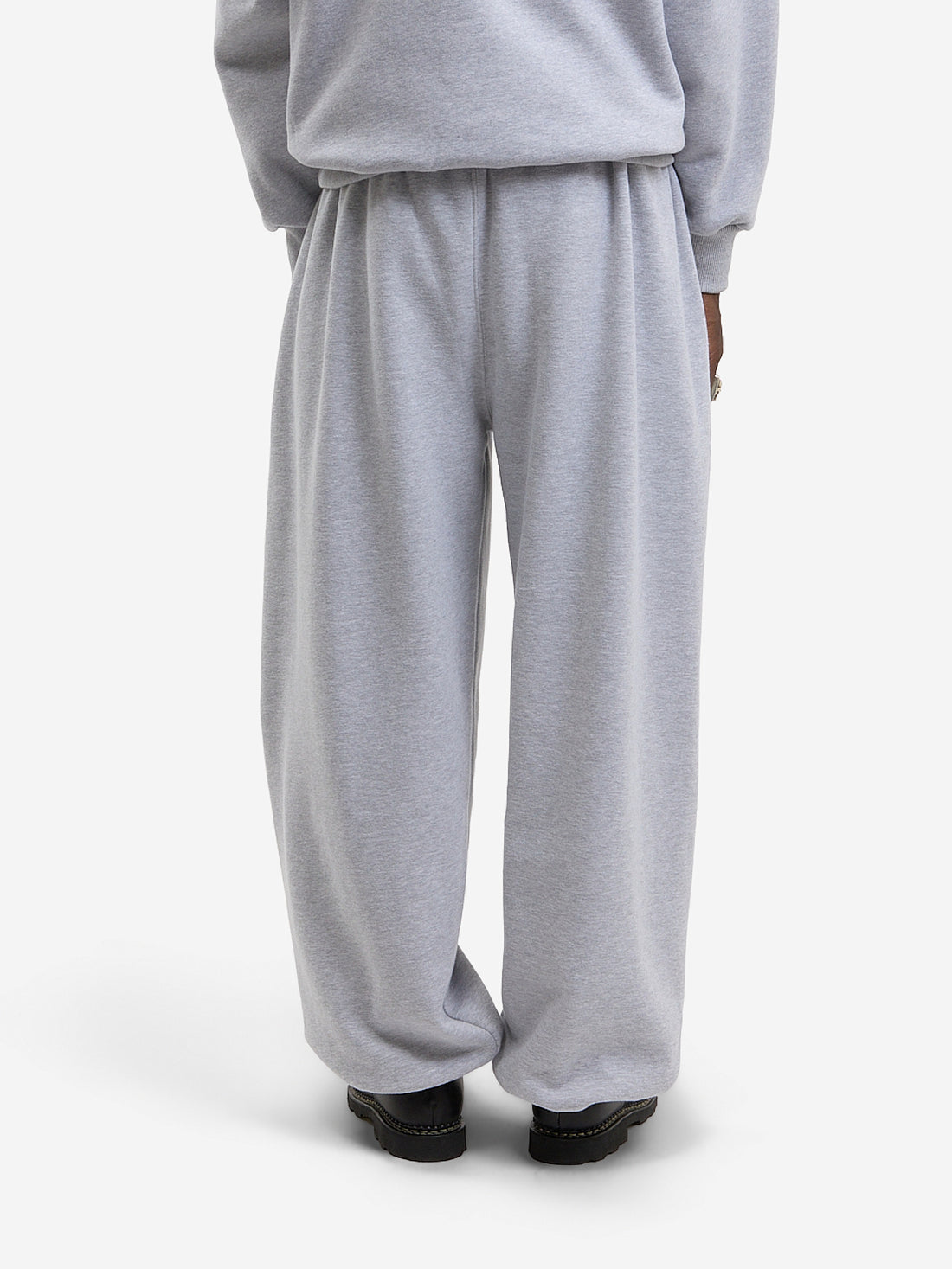 The grey jogging pants