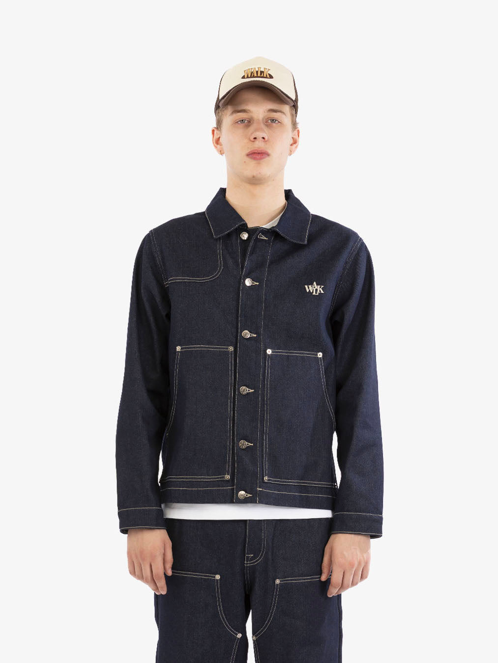 The raw denim carpenter's jacket 2