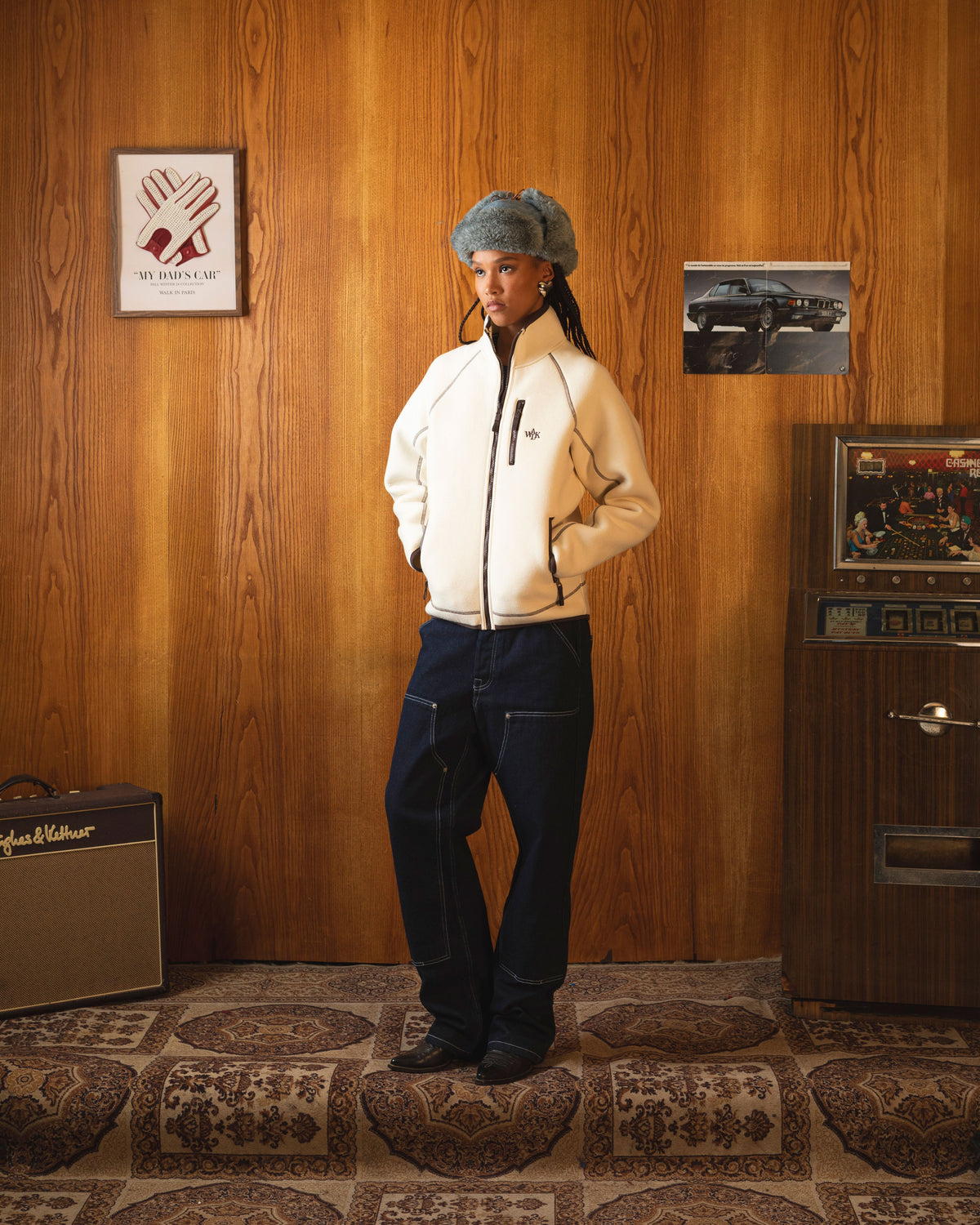 La veste polaire beige