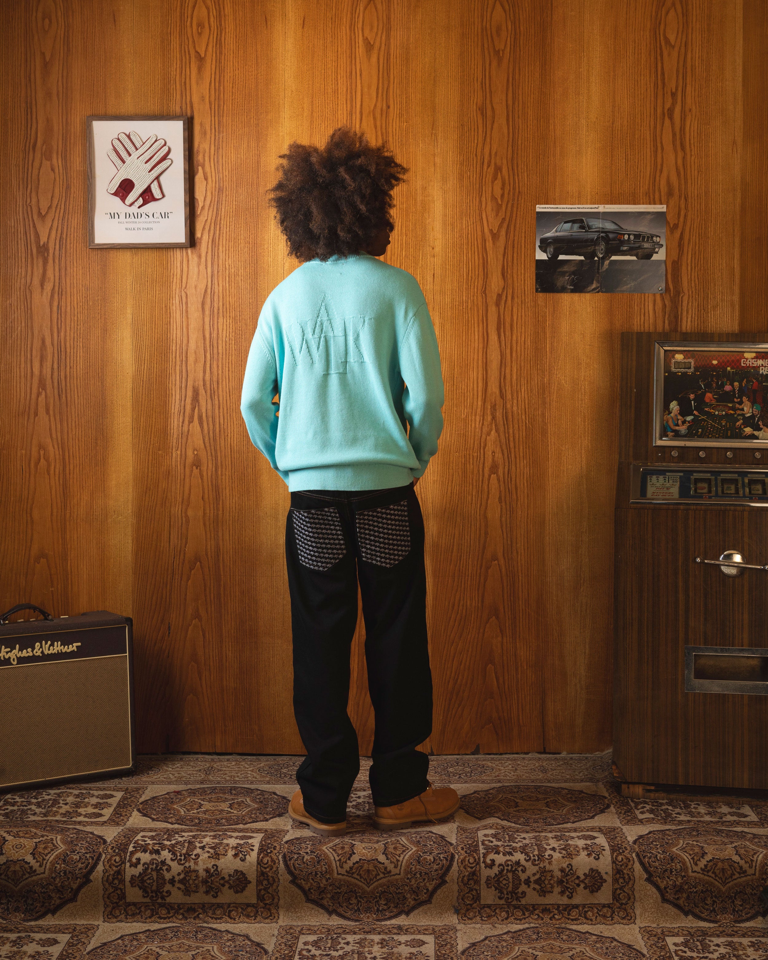 Le jean regular noir 4