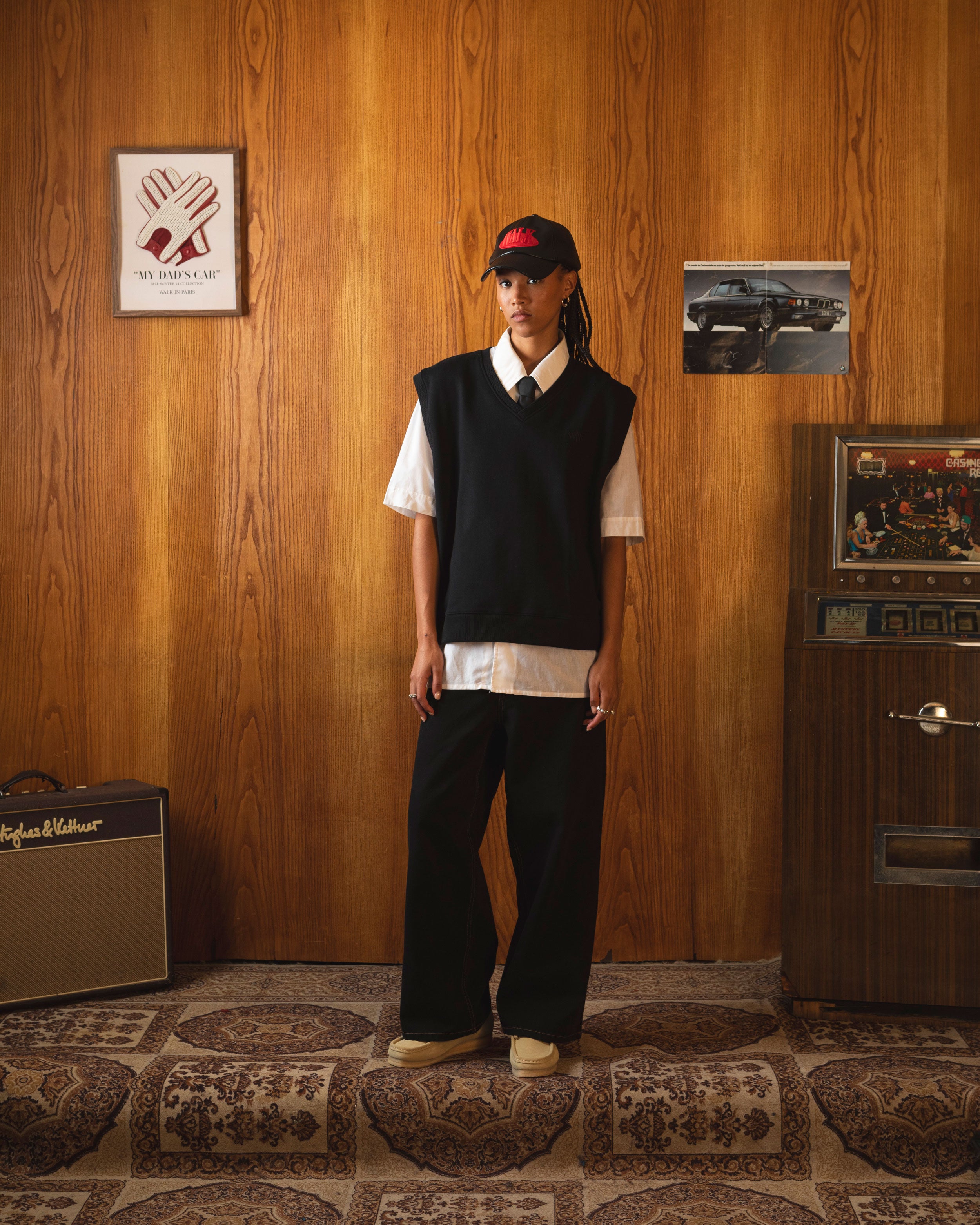 Le sweatshirt sans manches ébène 2