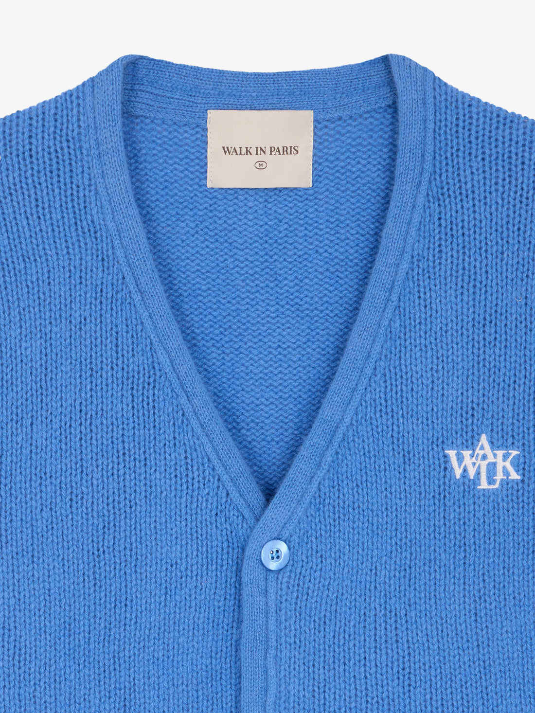 The light blue cardigan