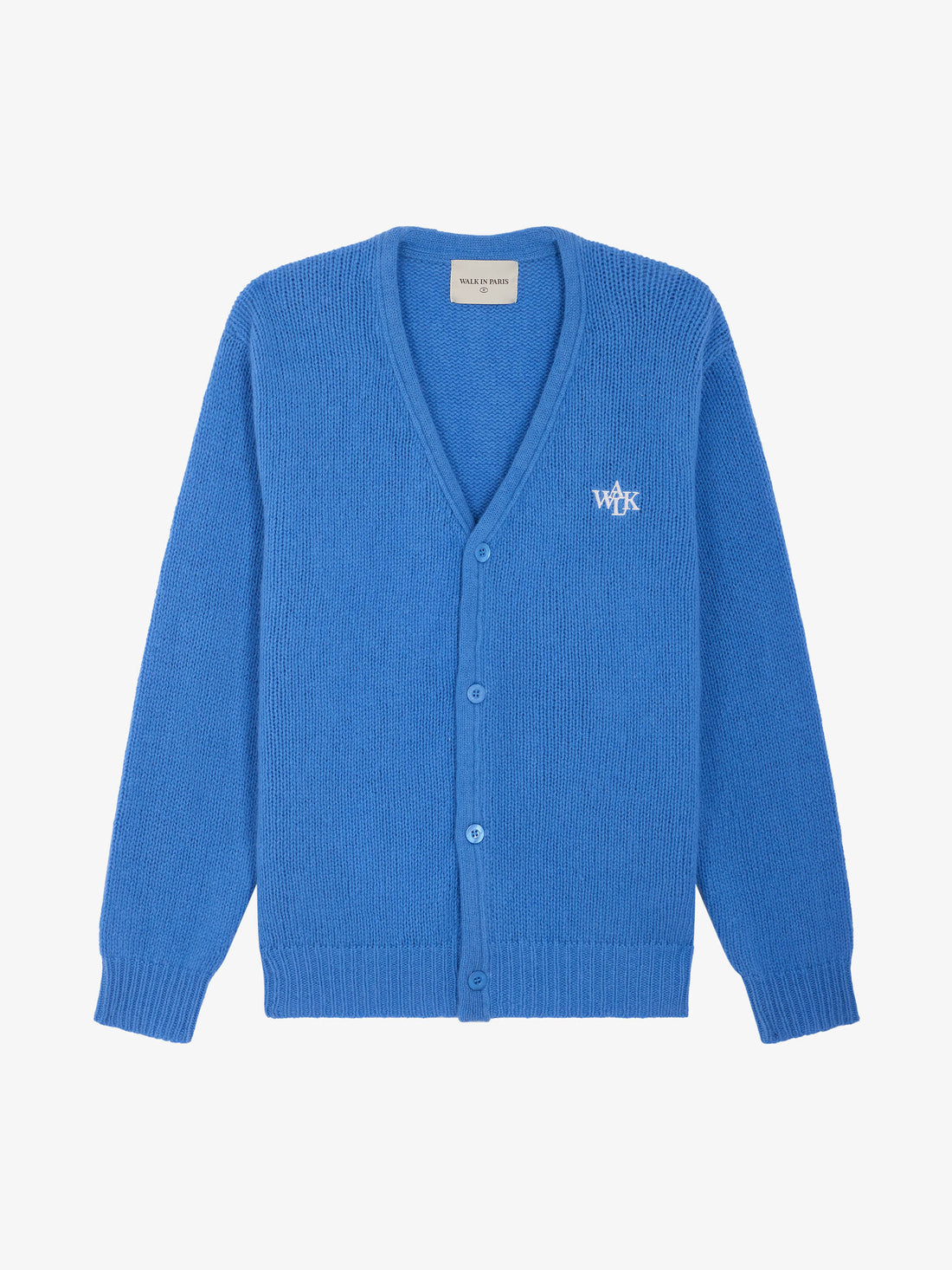 The light blue cardigan