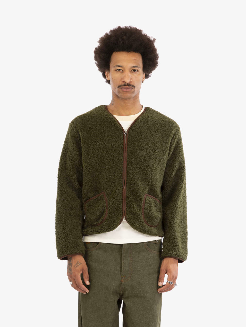 The green shepherd's jacket with long sleeves 2