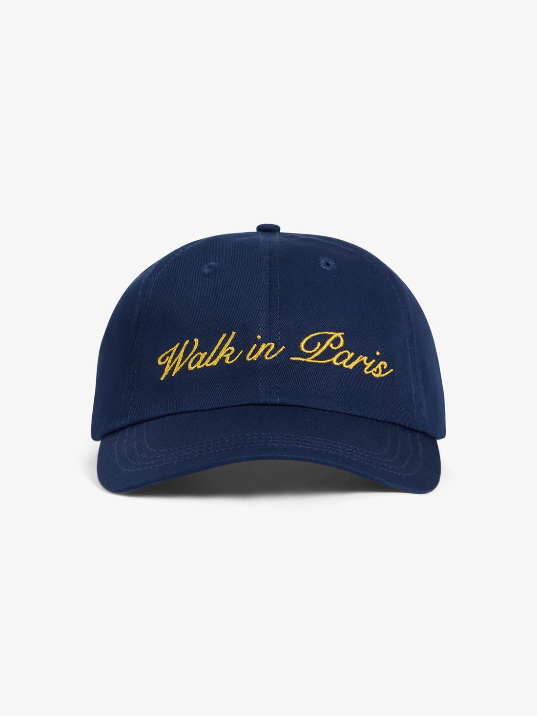 The navy blue baseball cap