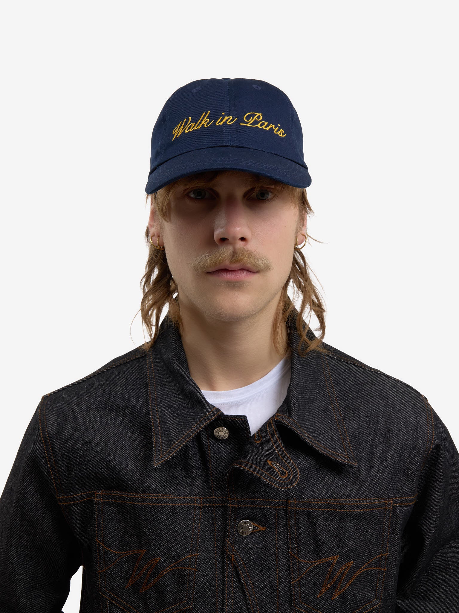 The navy blue baseball cap 4