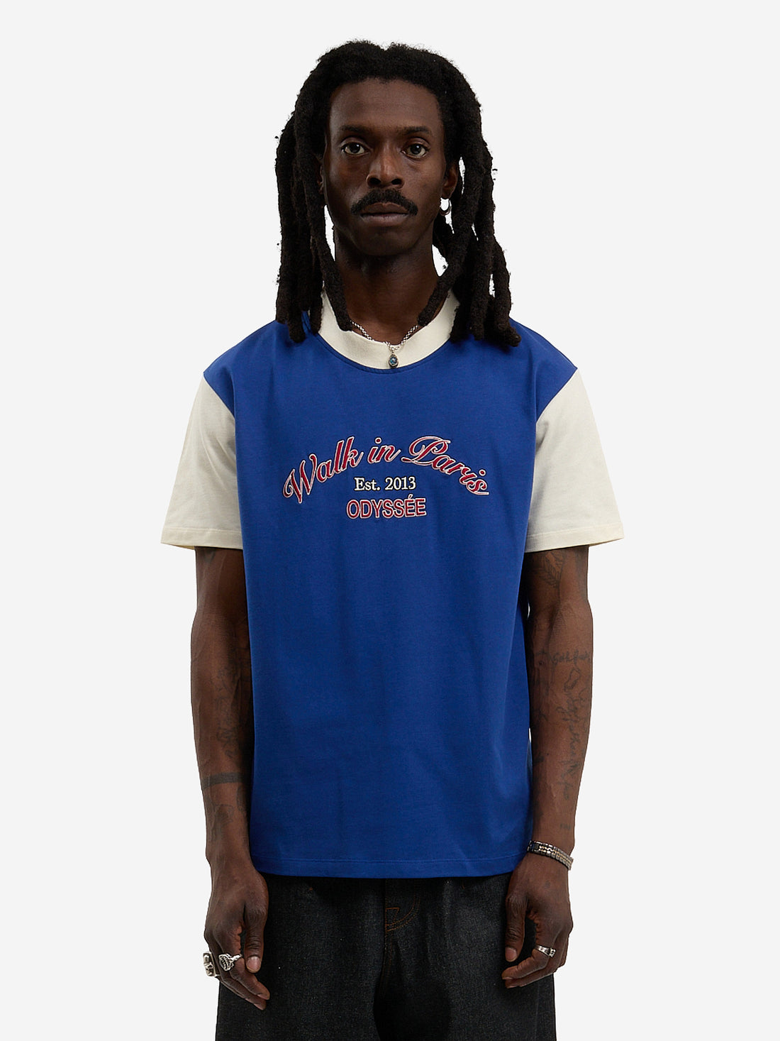 The blue Odyssey t-shirt