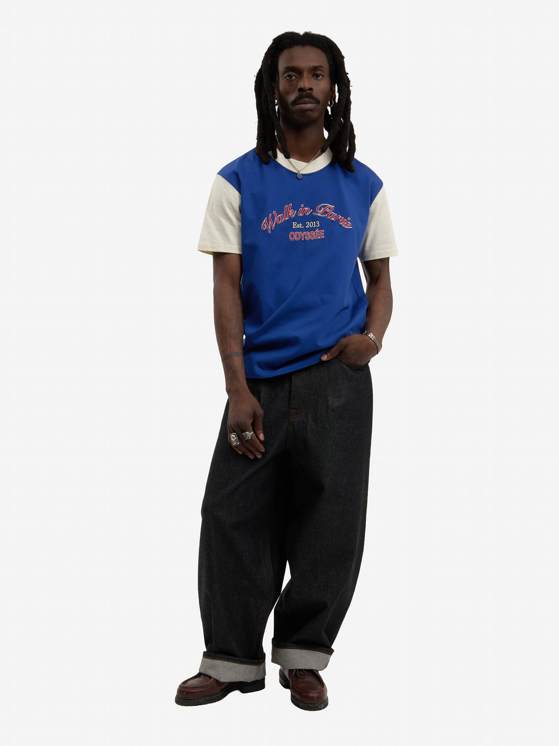 The blue Odyssey t-shirt