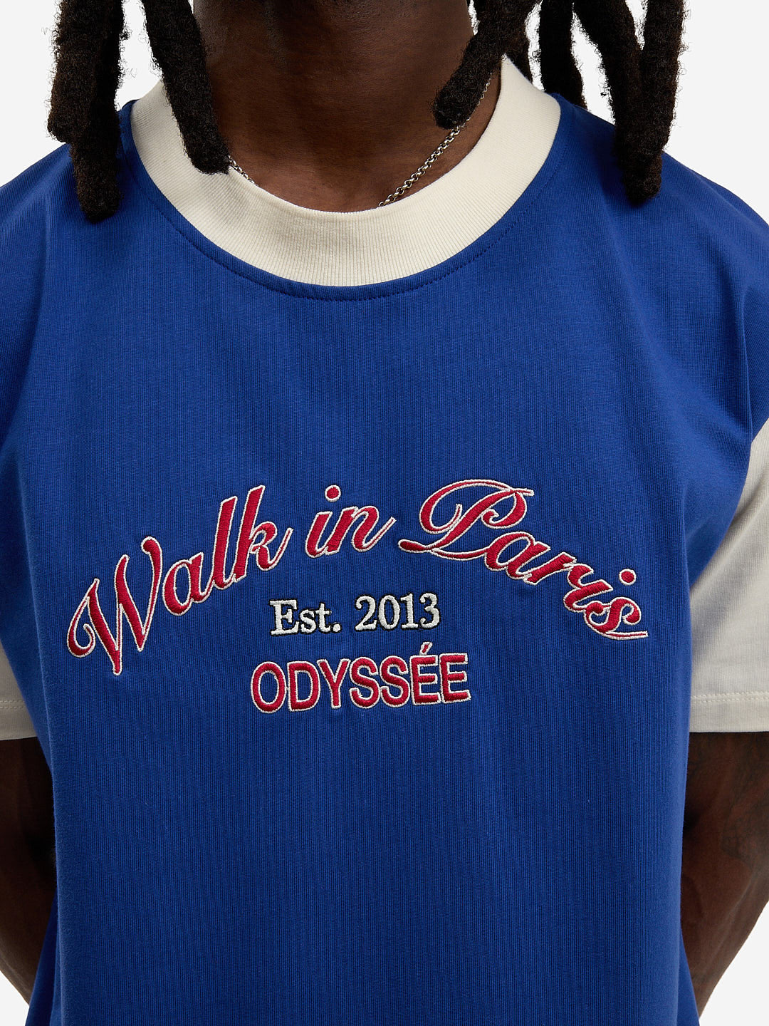 The blue Odyssey t-shirt