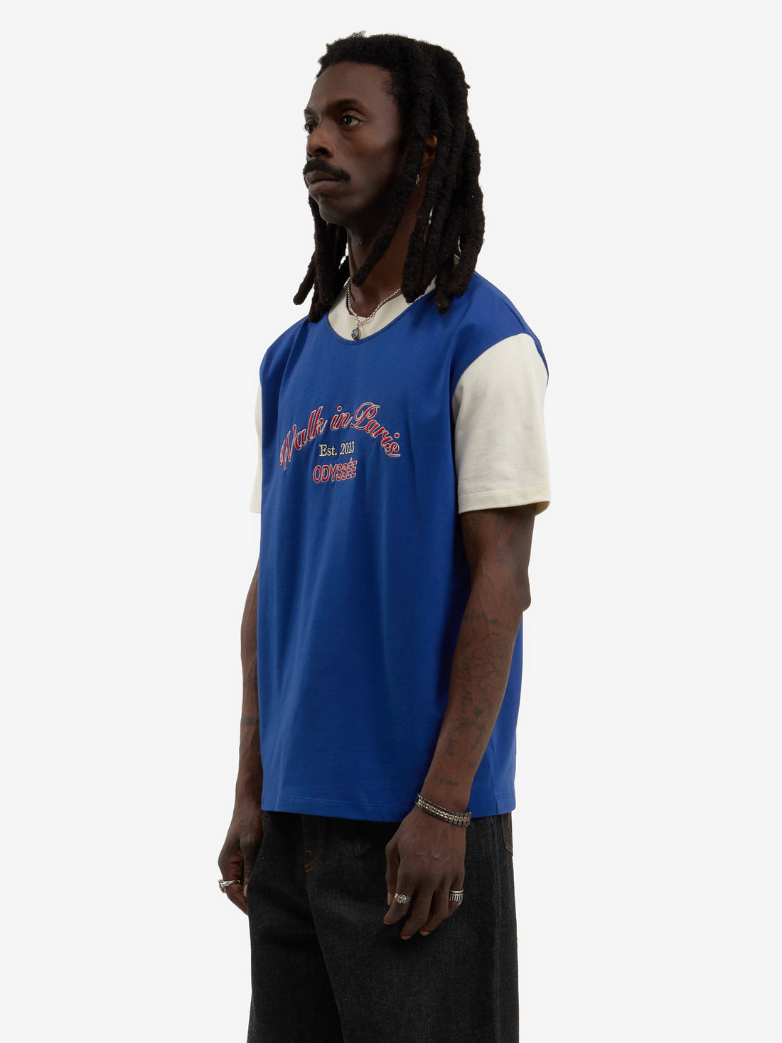 The blue Odyssey t-shirt