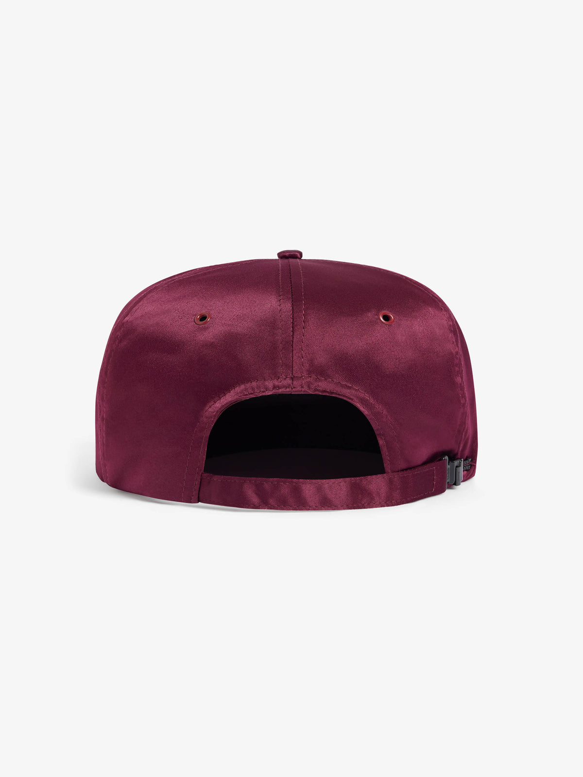 The Odyssée satin burgundy cap