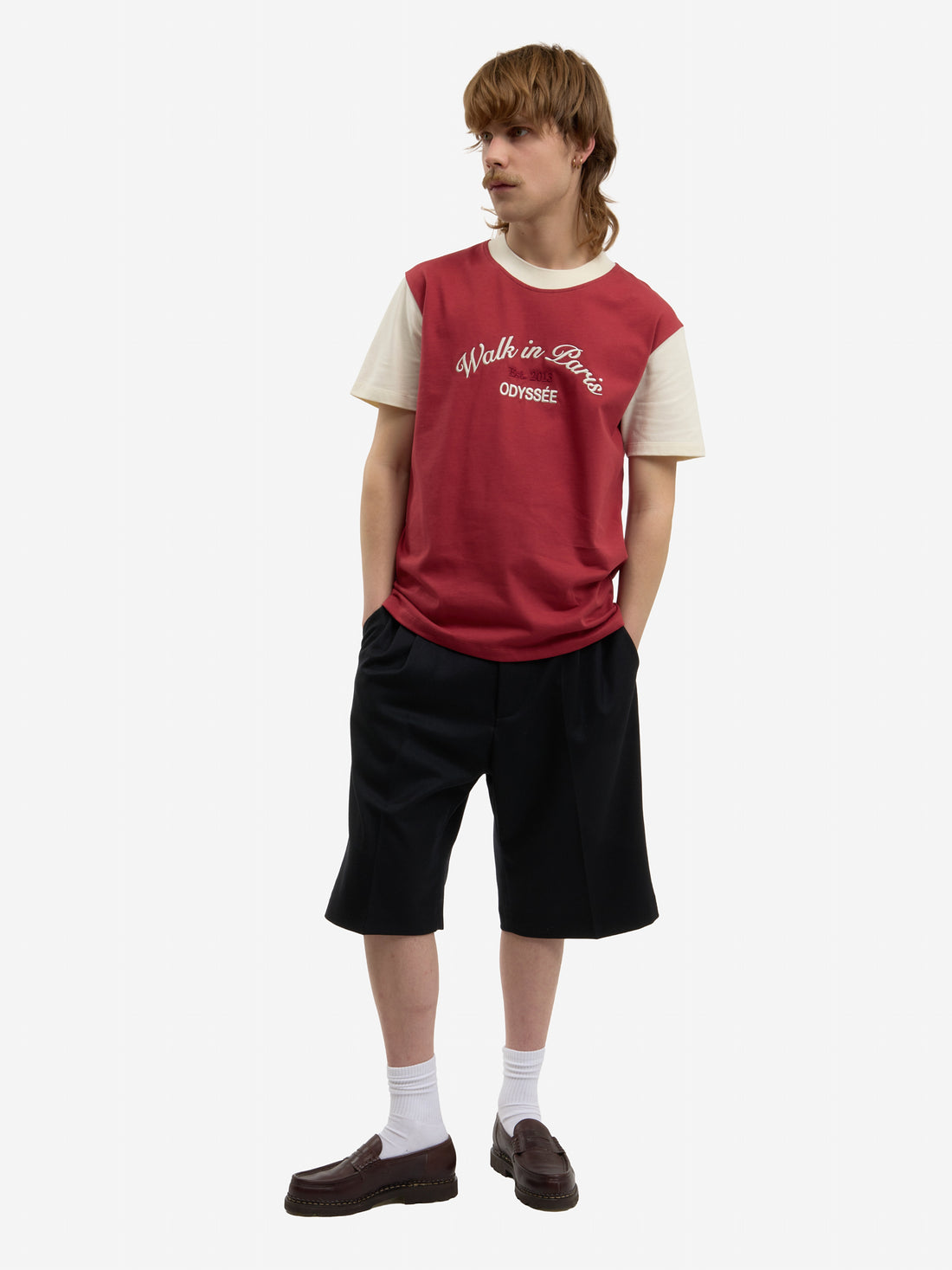 The Odyssée burgundy t-shirt