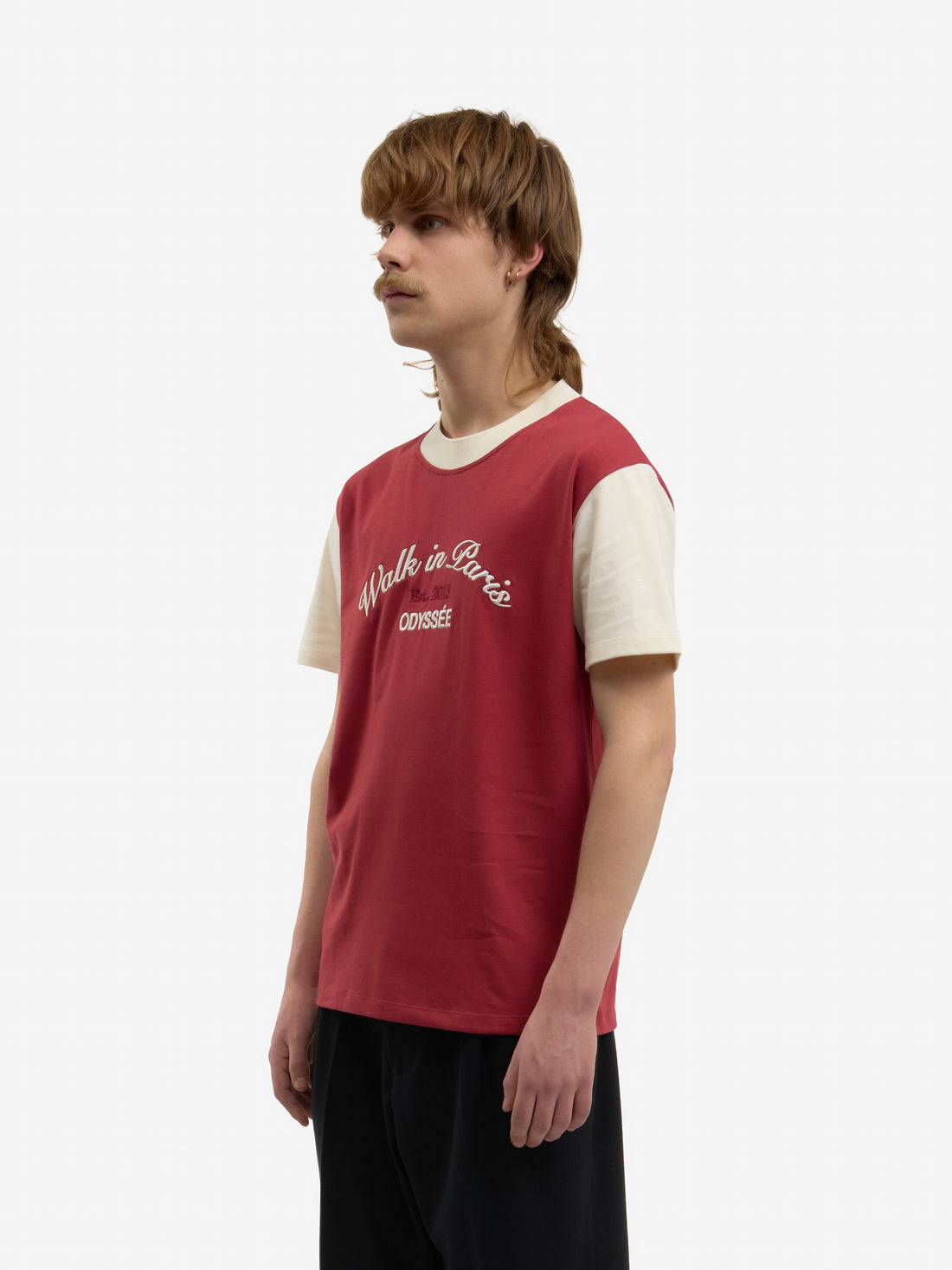 The Odyssée burgundy t-shirt