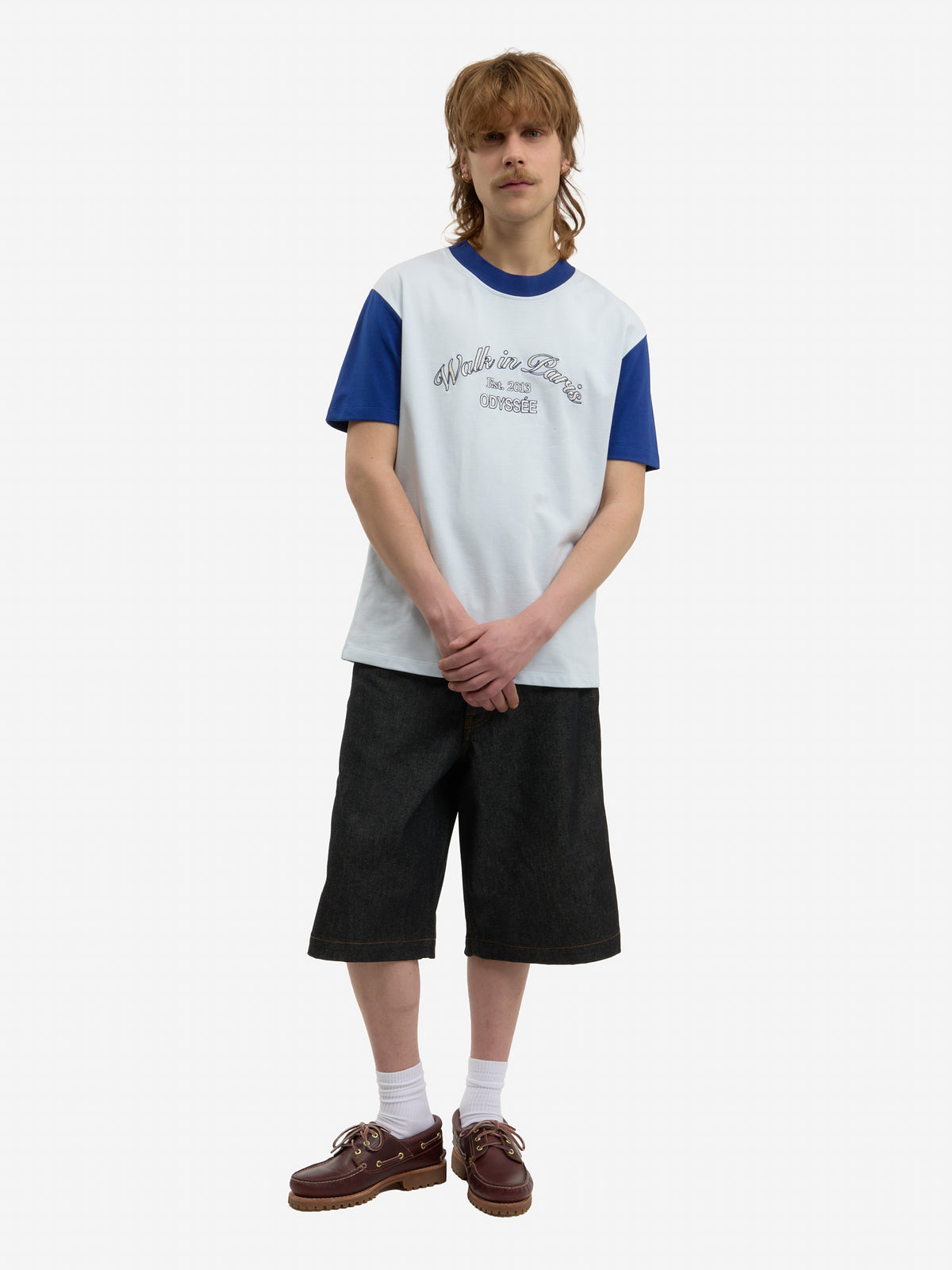 Le t-shirt Odyssée bleu ciel
