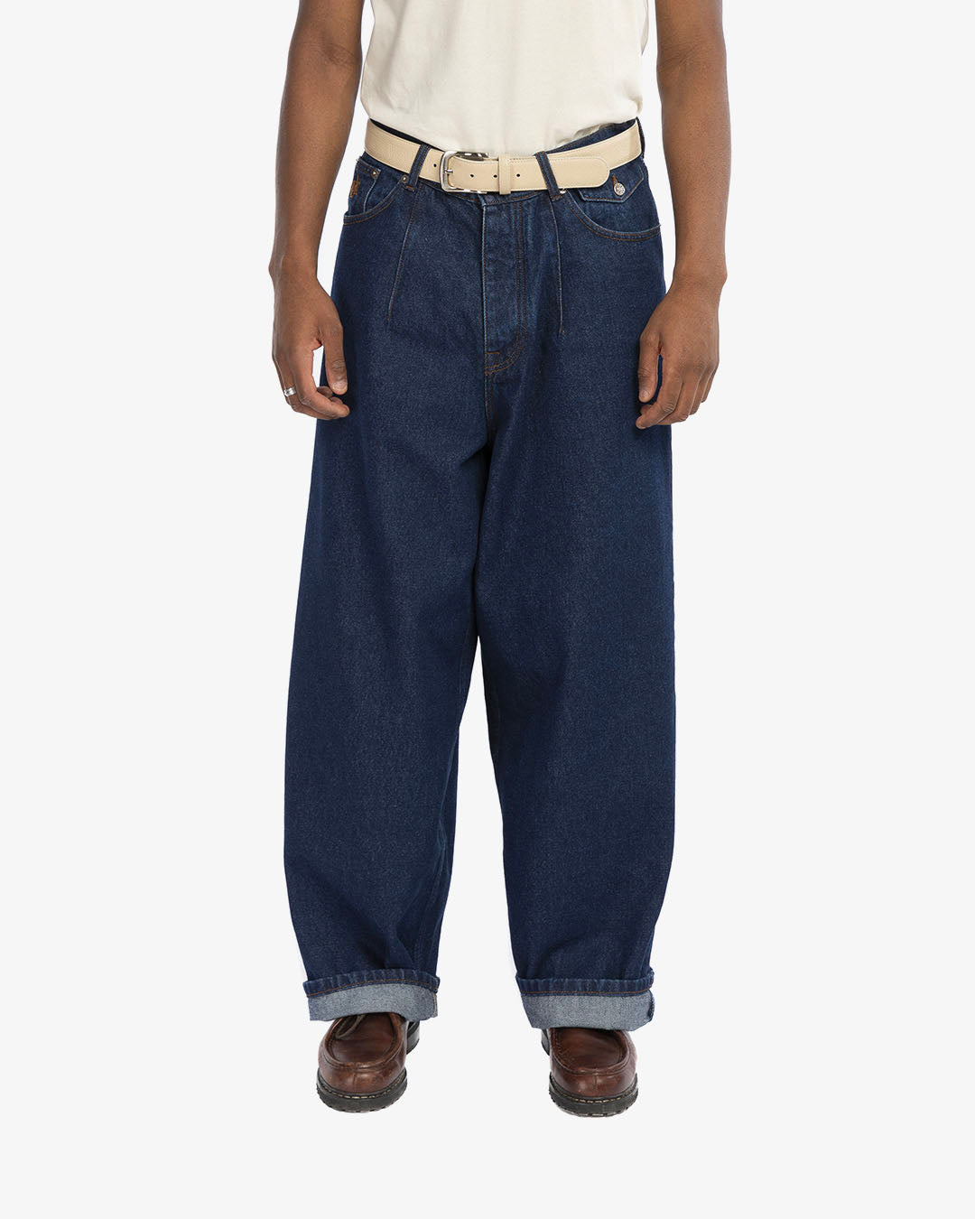 Original Wash denim balloon pants