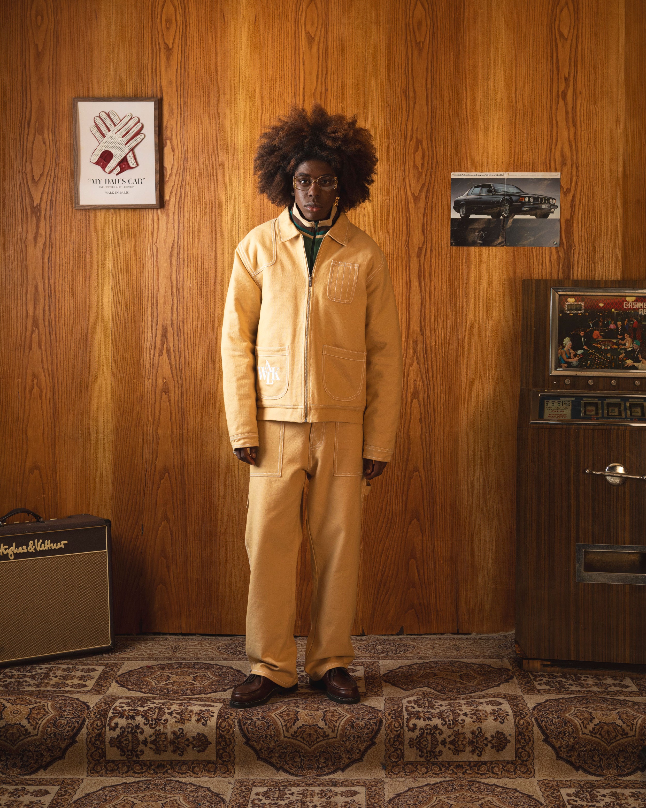 Le pantalon cargo old gold 4