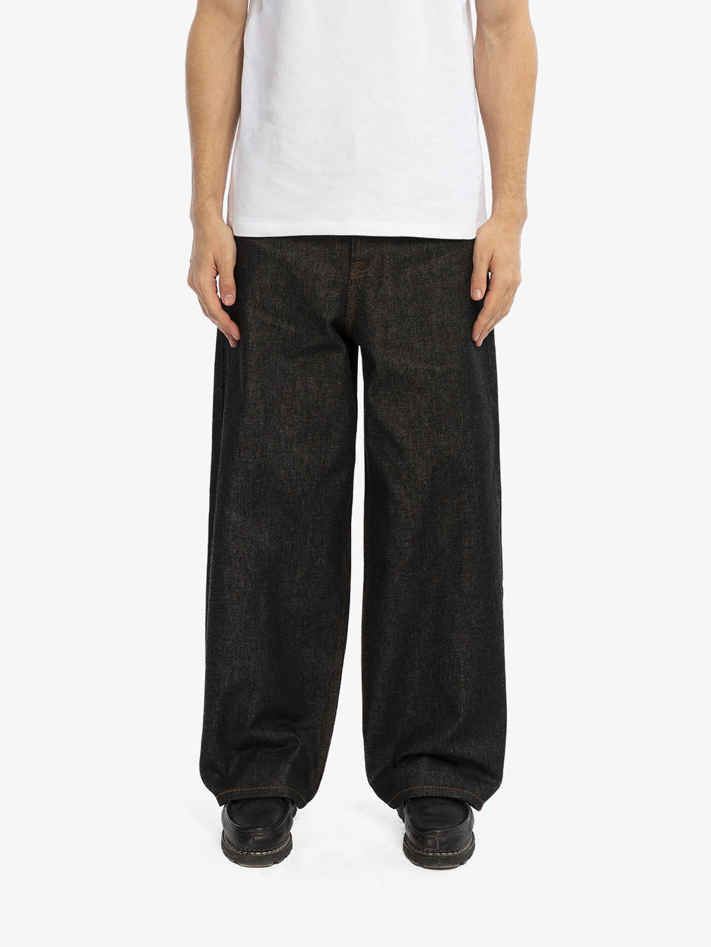 Raw denim baggy 8