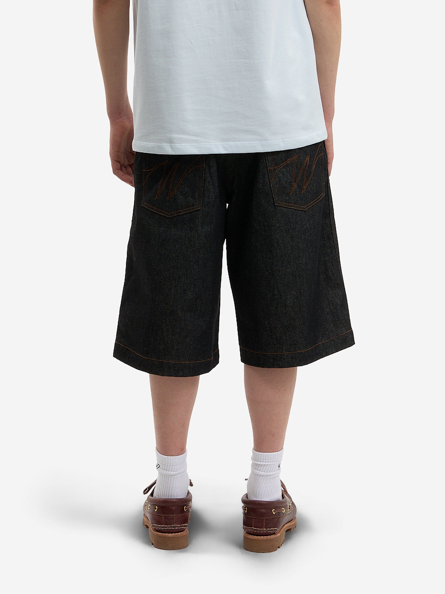 Le short baggy en denim brut 5