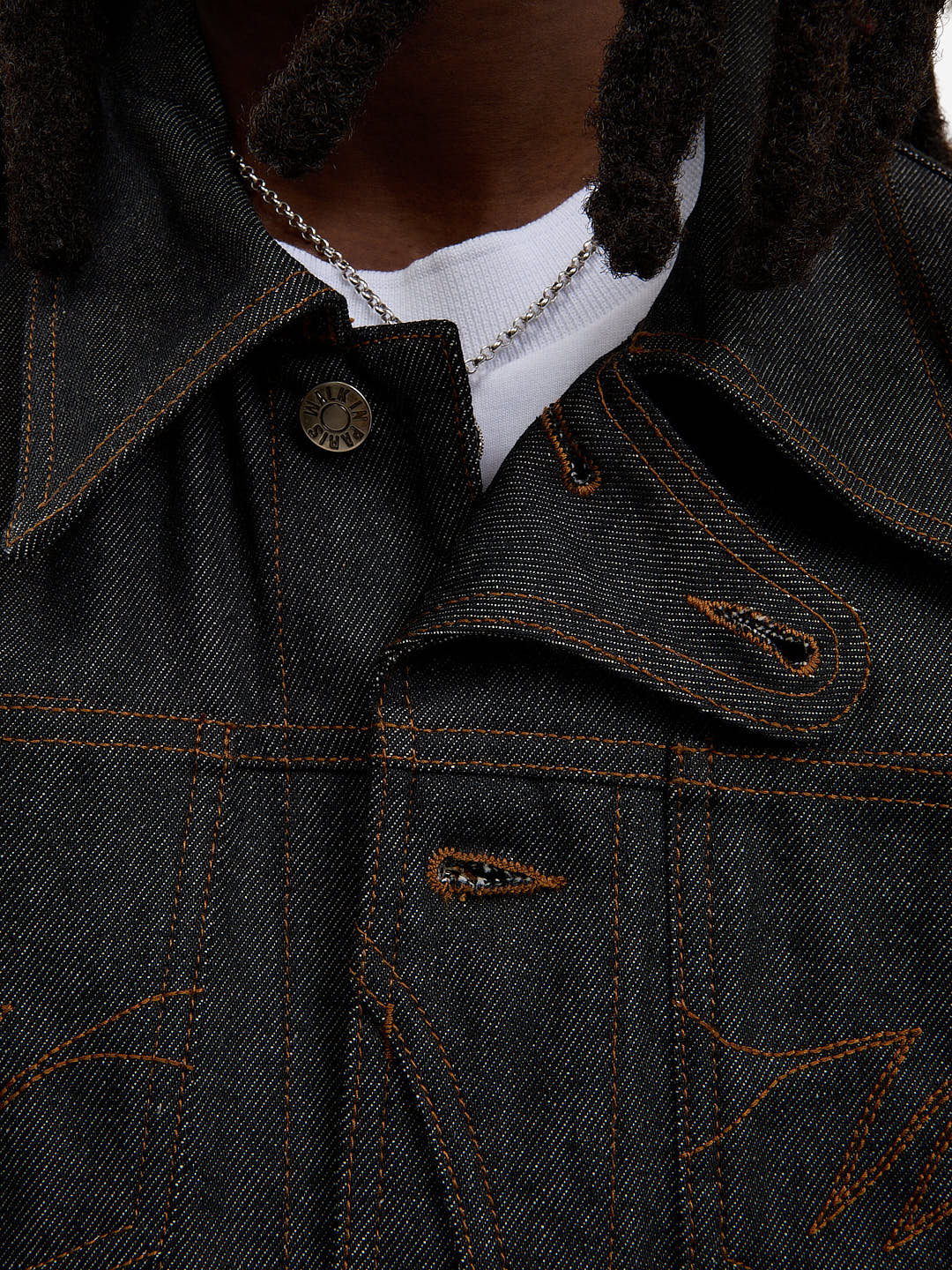 La veste du postier en denim brut