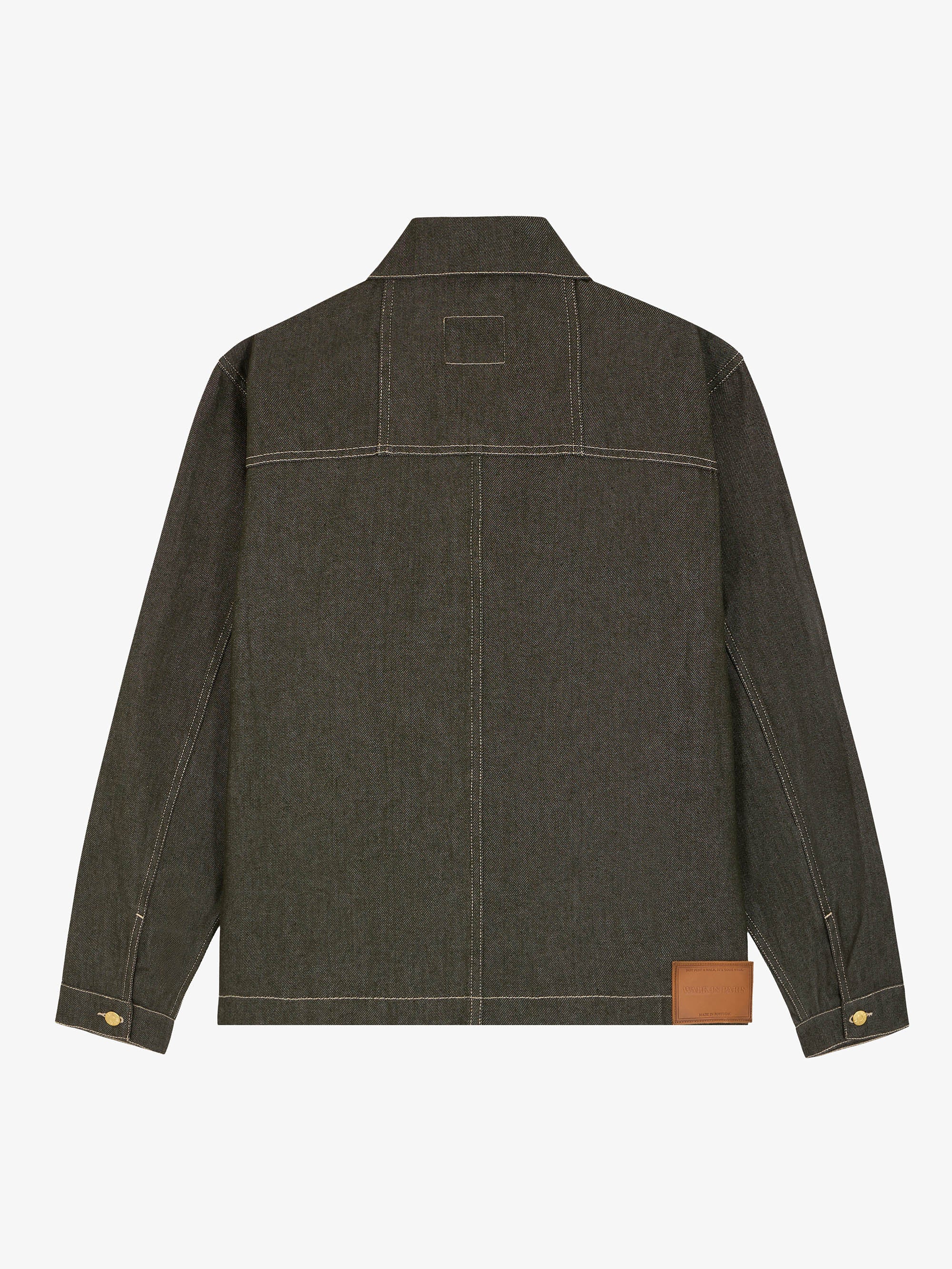 La veste du menuisier en denim vert 2