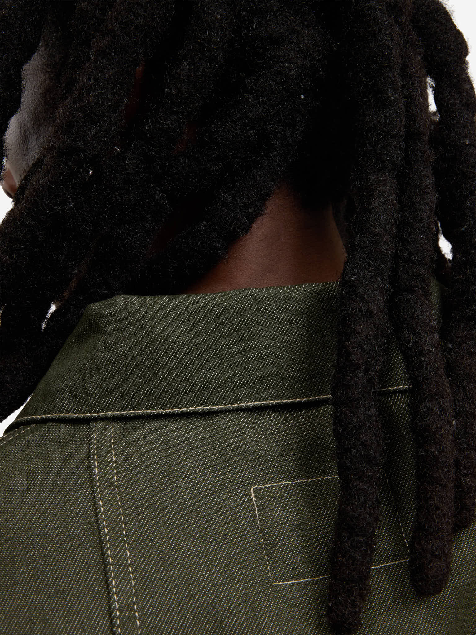 La veste du menuisier en denim vert 9